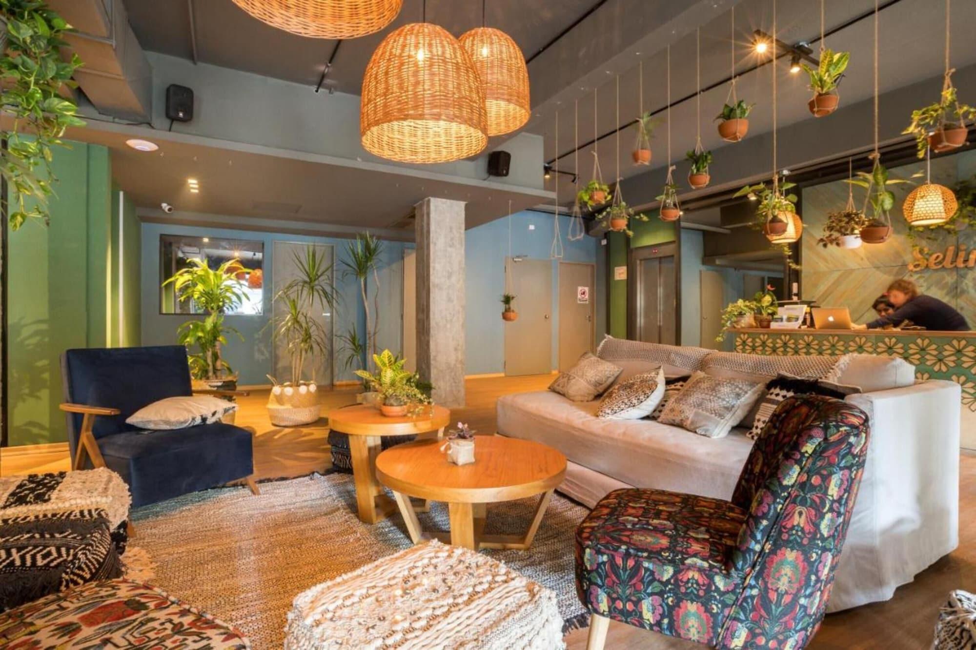 Vista Lobby Socialtel Palermo