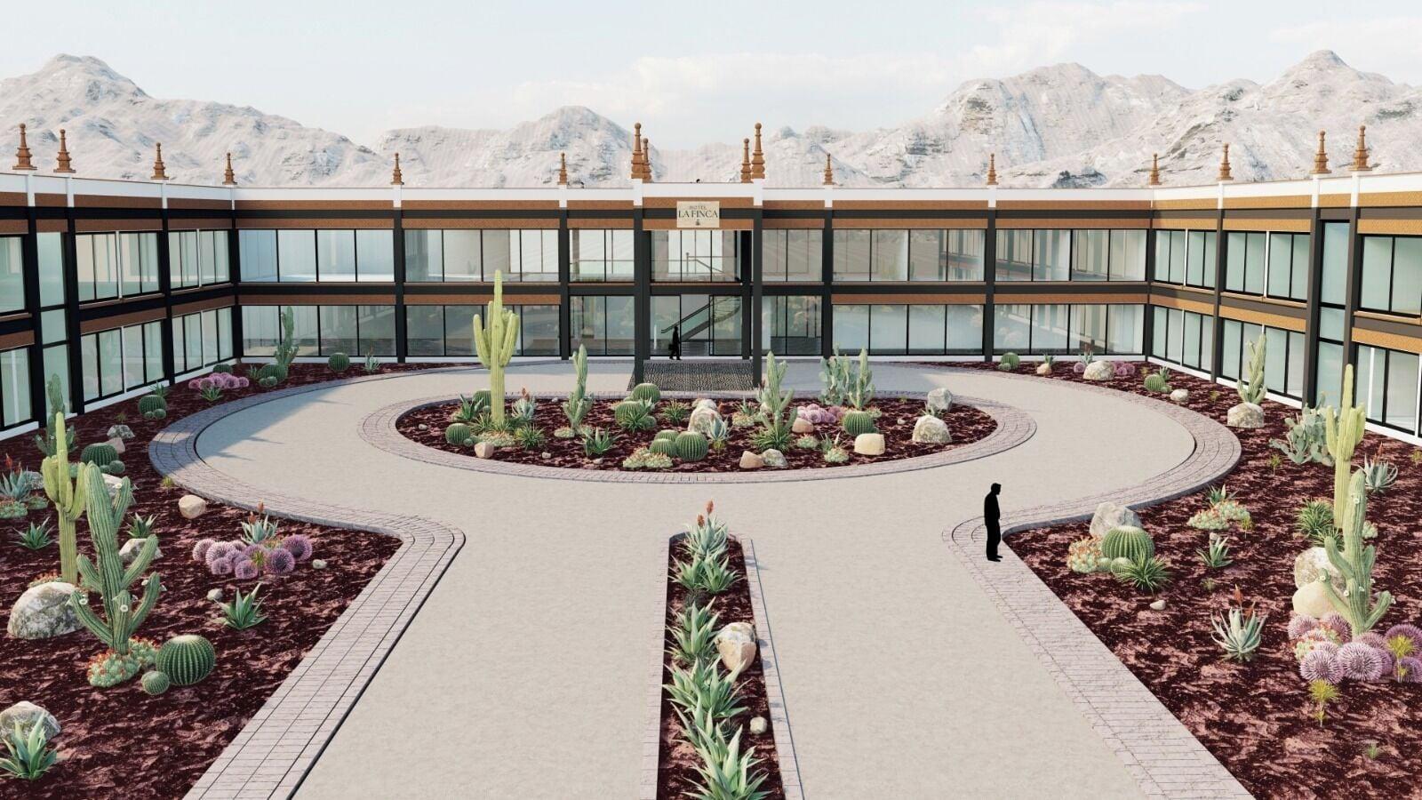 Vista Exterior Hotel La Finca