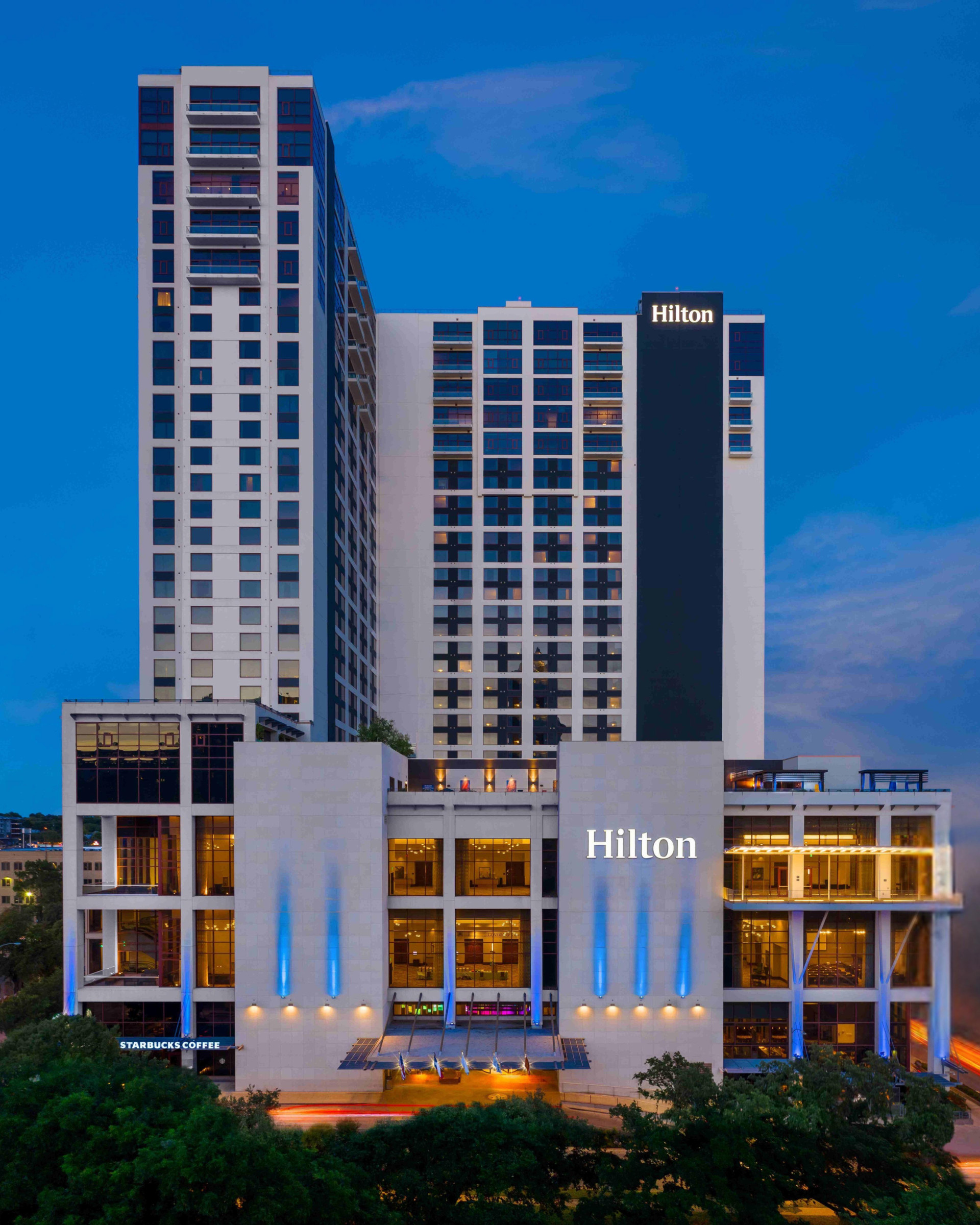 Vista Exterior Hilton Austin