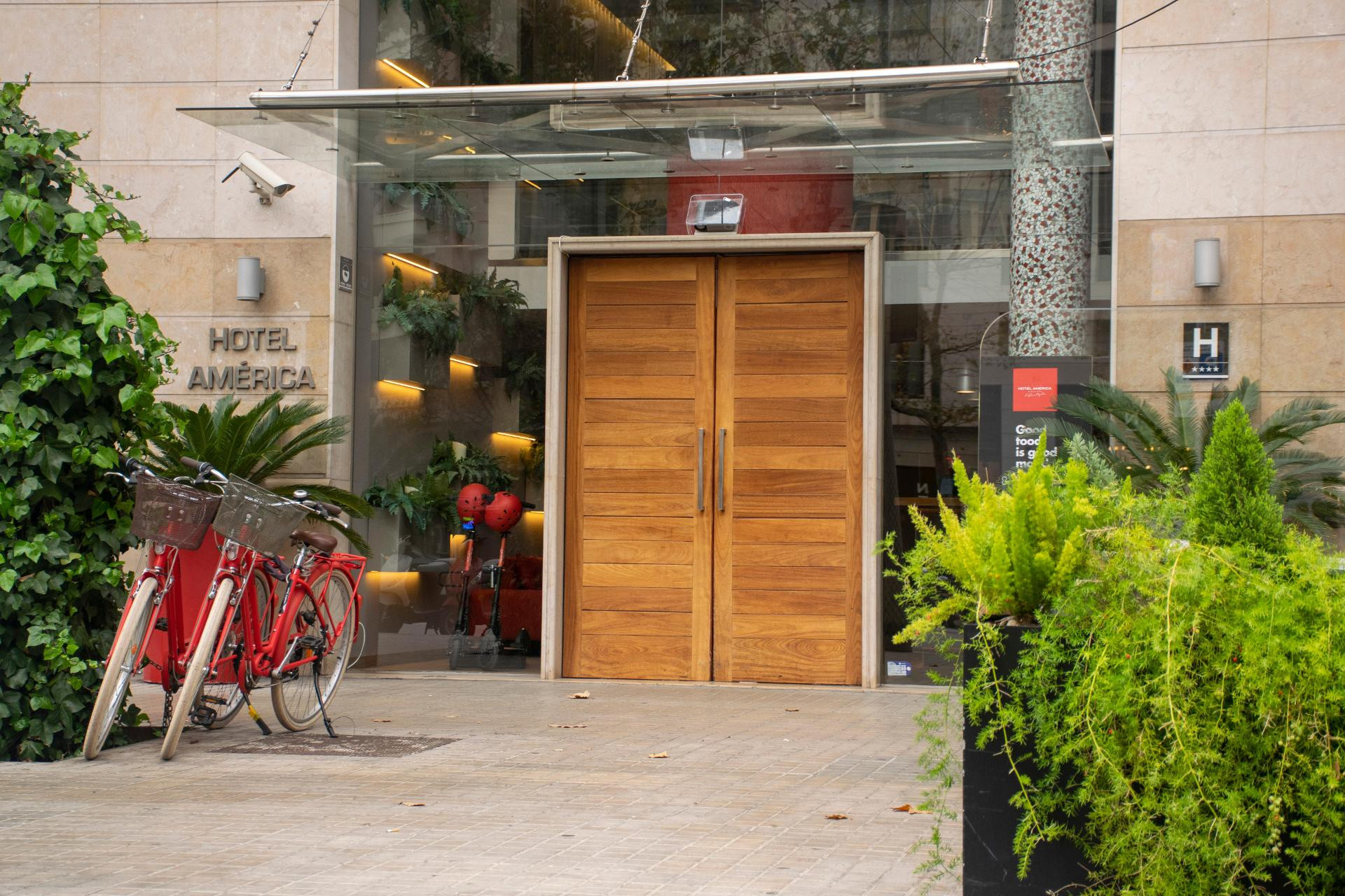 Vista Exterior Hotel America Barcelona