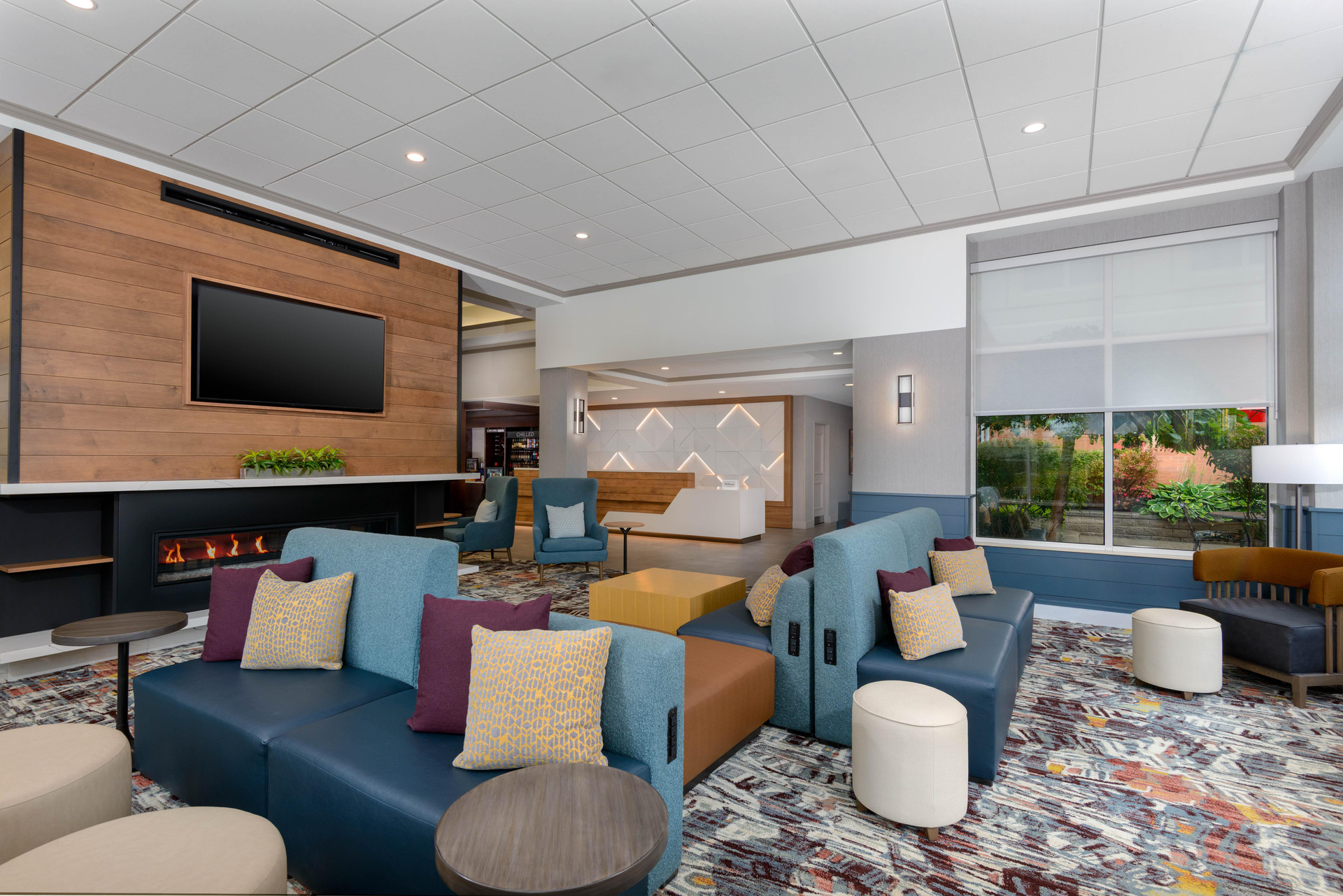 Vista Lobby Hilton Garden Inn Buffalo Airport