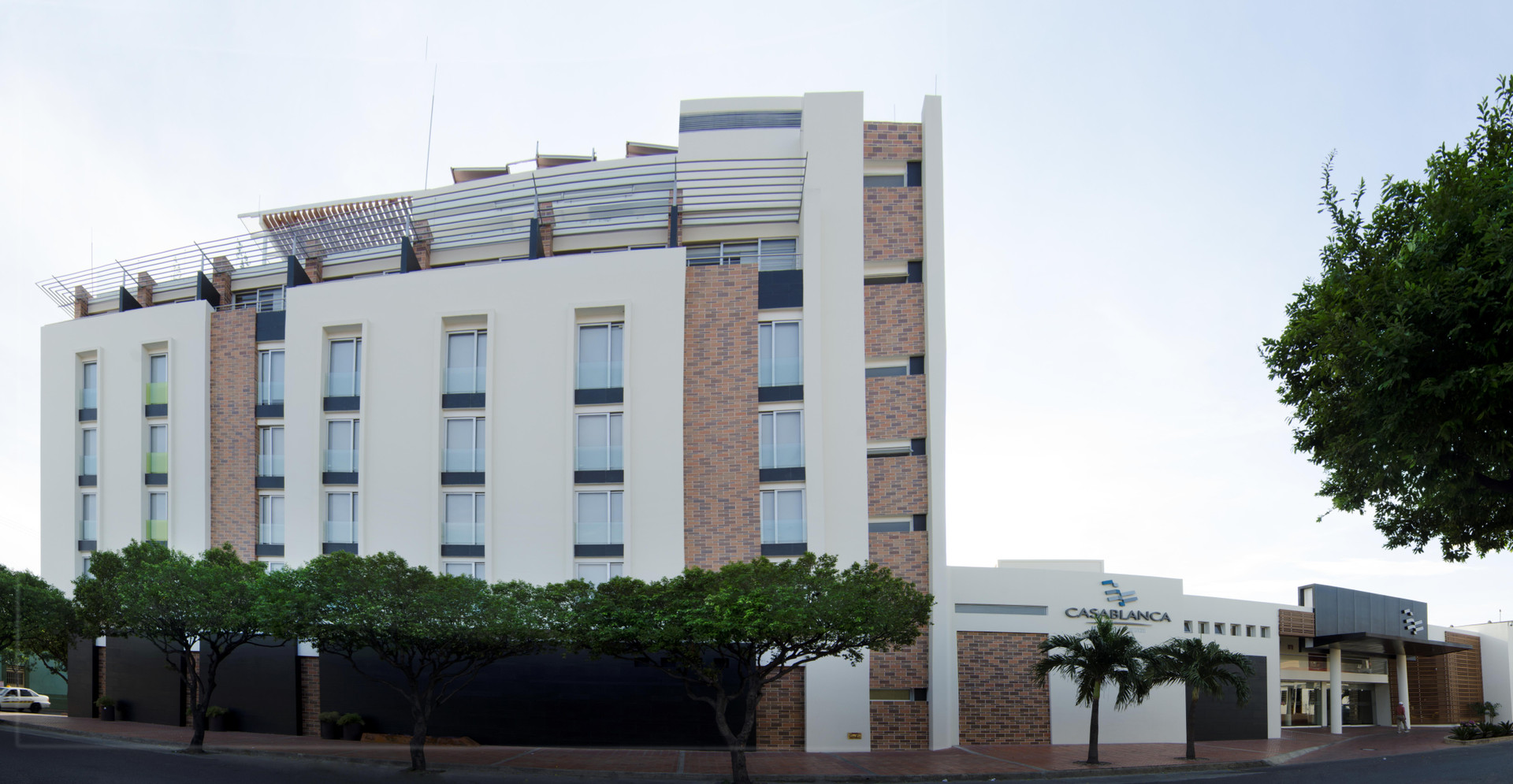 Vista Exterior Hotel Casa Blanca