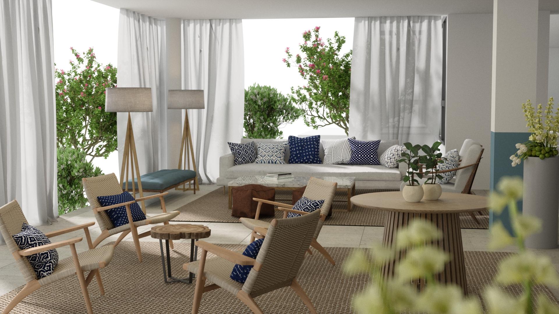 Vista Lobby Malibu Foz – La Maison Younan