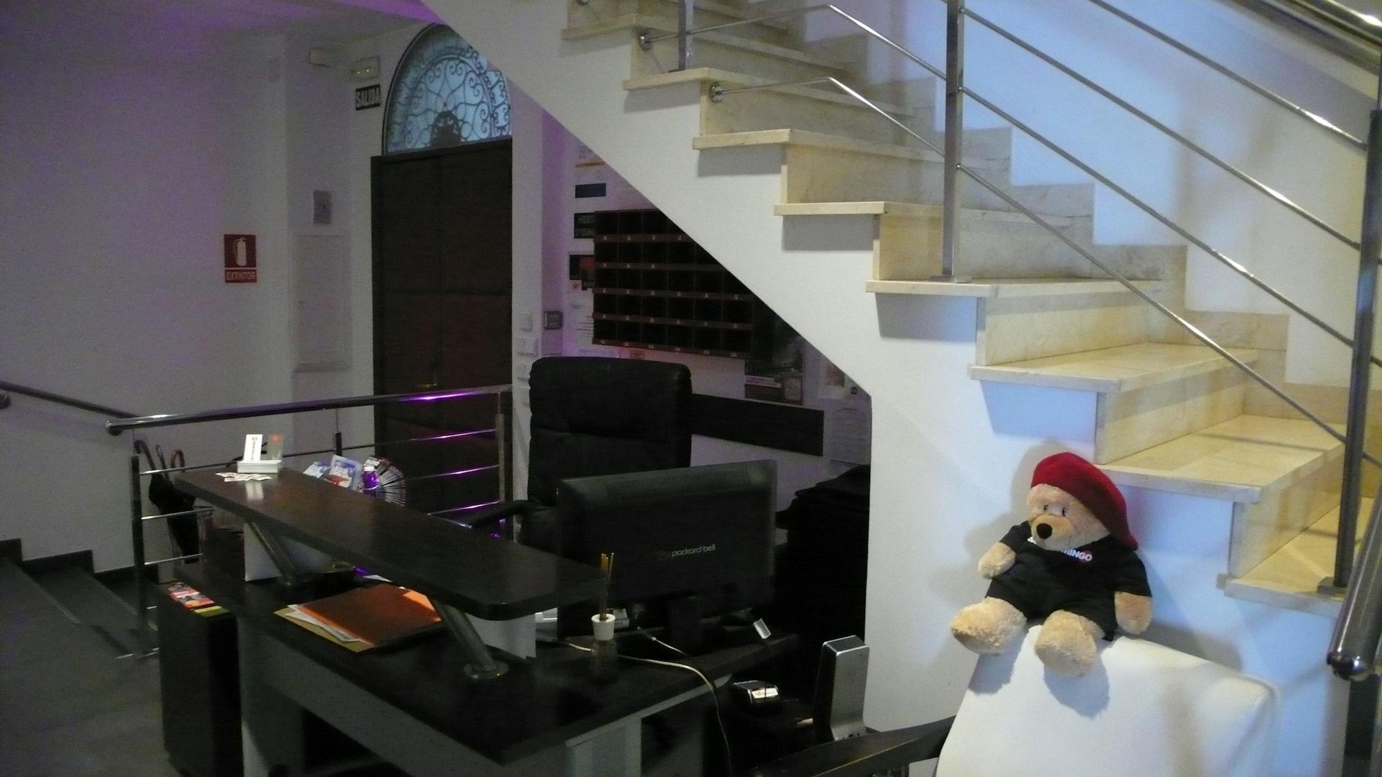 Vista Lobby Hostal Santo Domingo