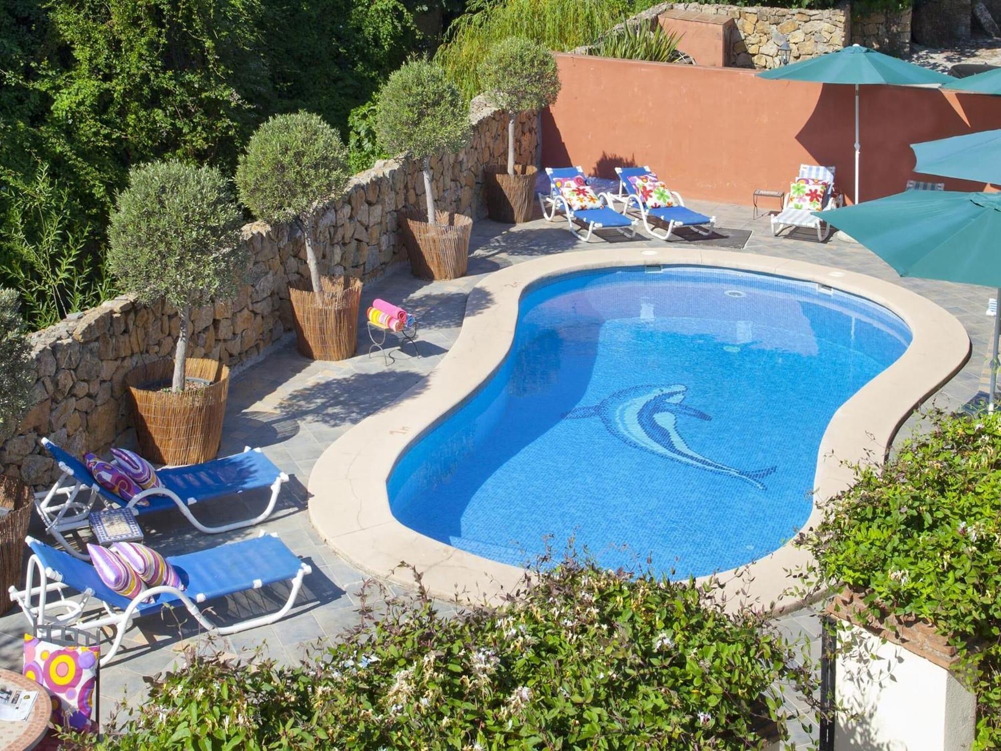 Vista Piscina Hotel Molino del Puente Ronda