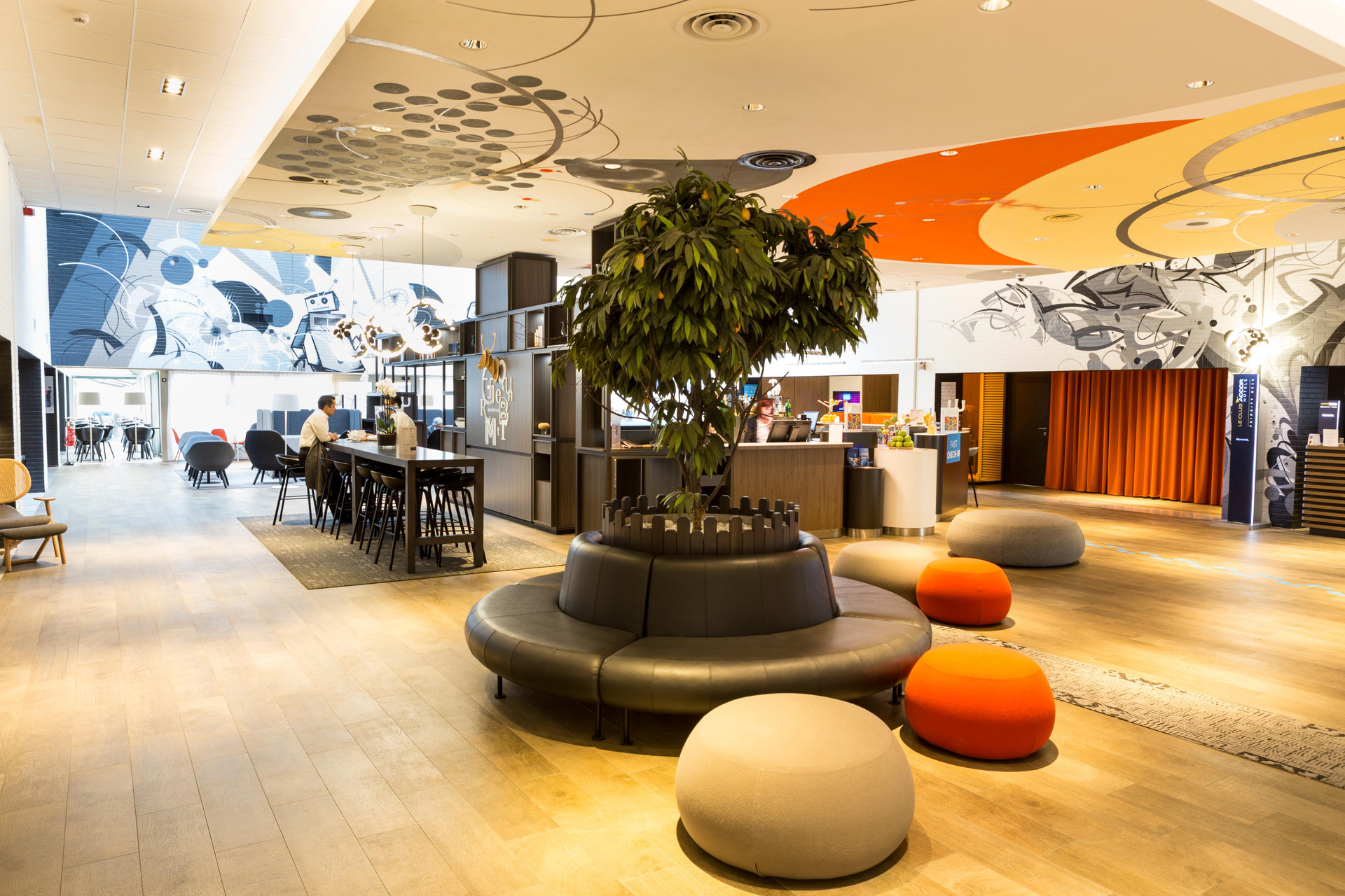 Vista Lobby Novotel Milano Linate Aeroporto