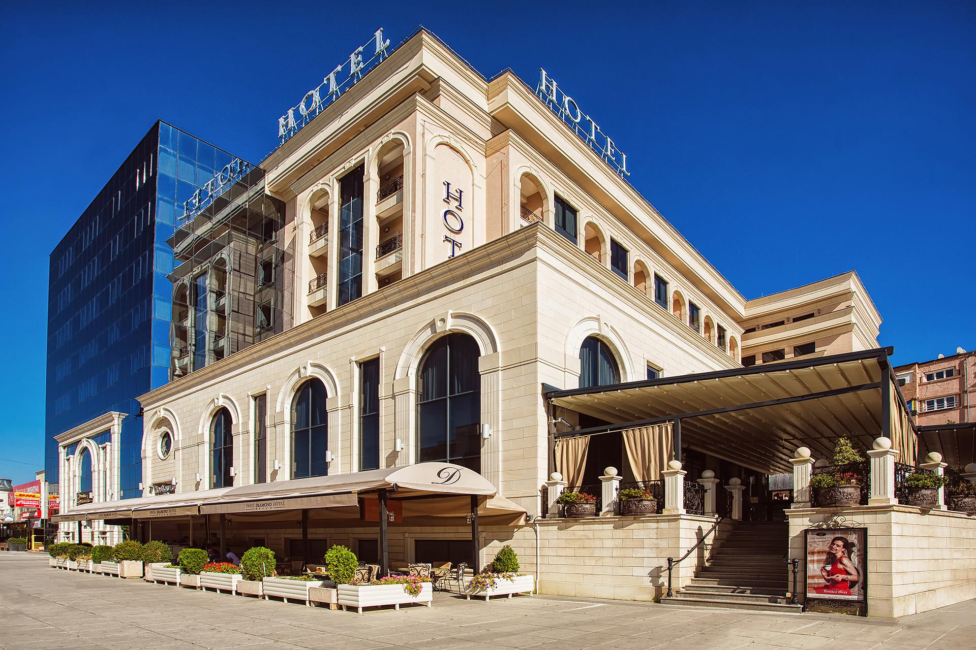 Vista Exterior Swiss Diamond Hotel Prishtina