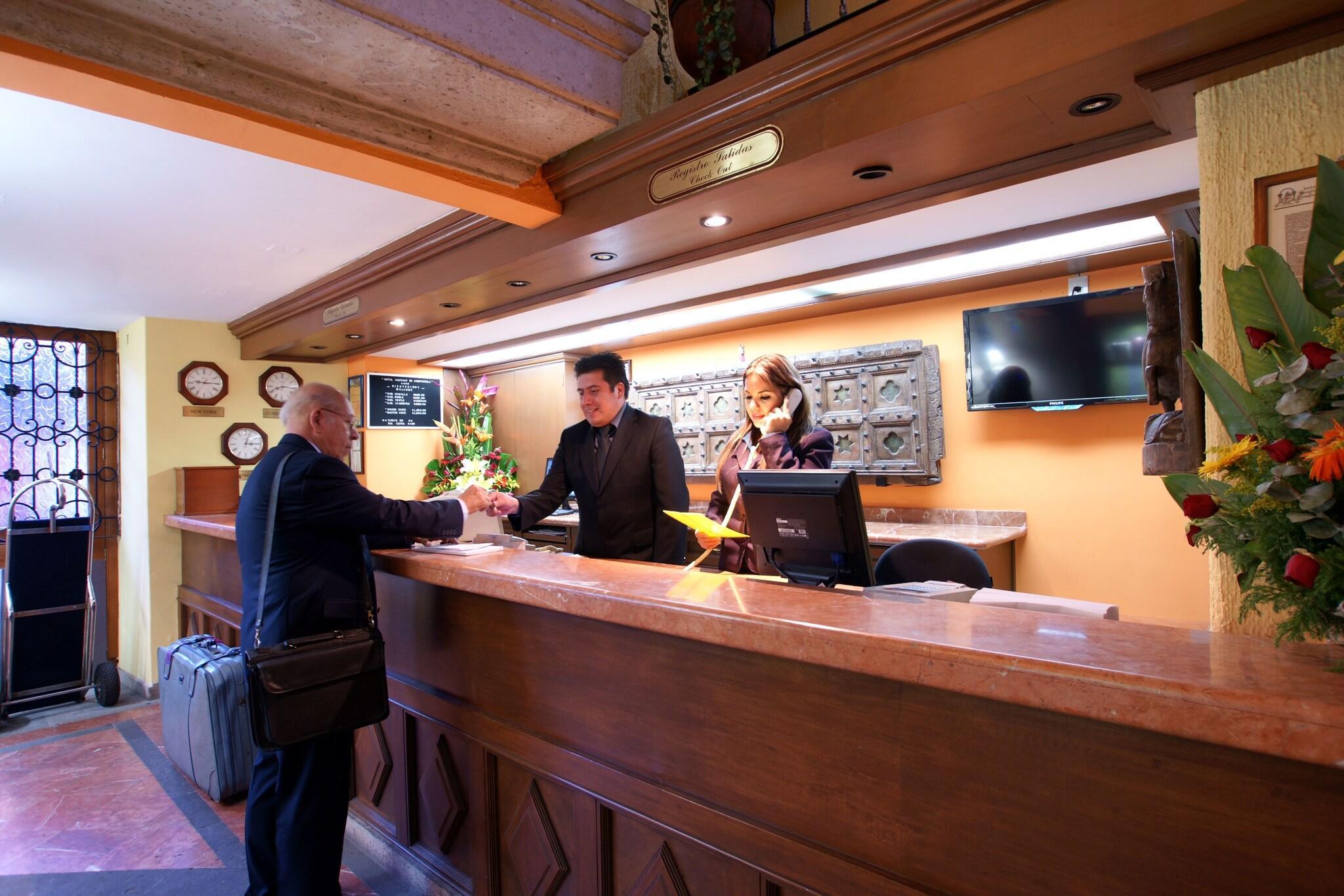 Vista Lobby Hotel Santiago de Compostela