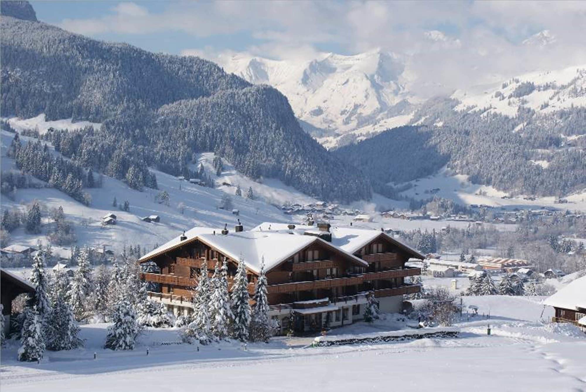 Vista Exterior Hotel Le Grand Chalet Gstaad