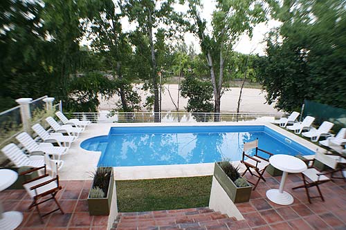 Vista Piscina Hosteria Arenas
