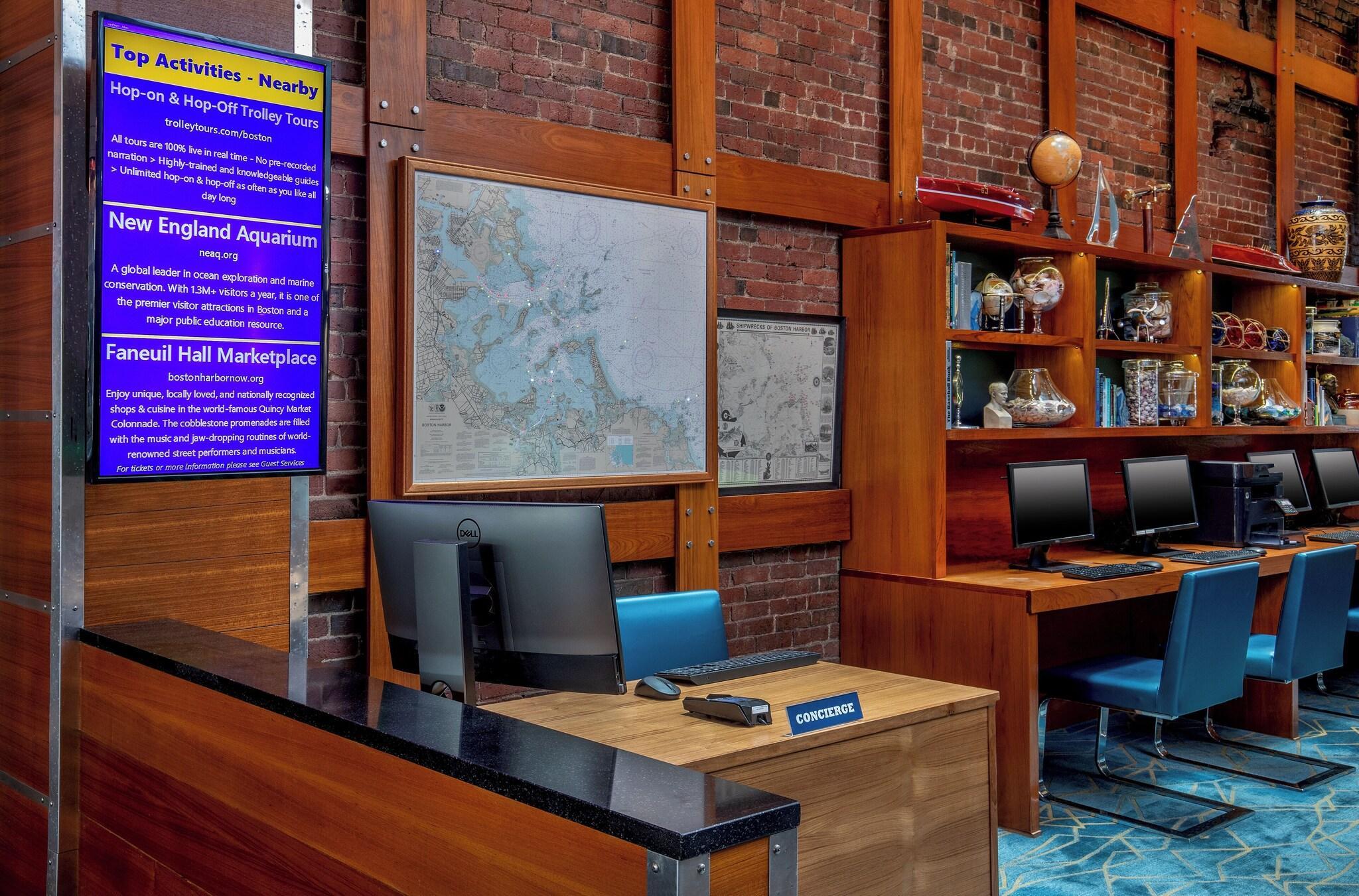 Vista Lobby Harborside Inn Of Boston