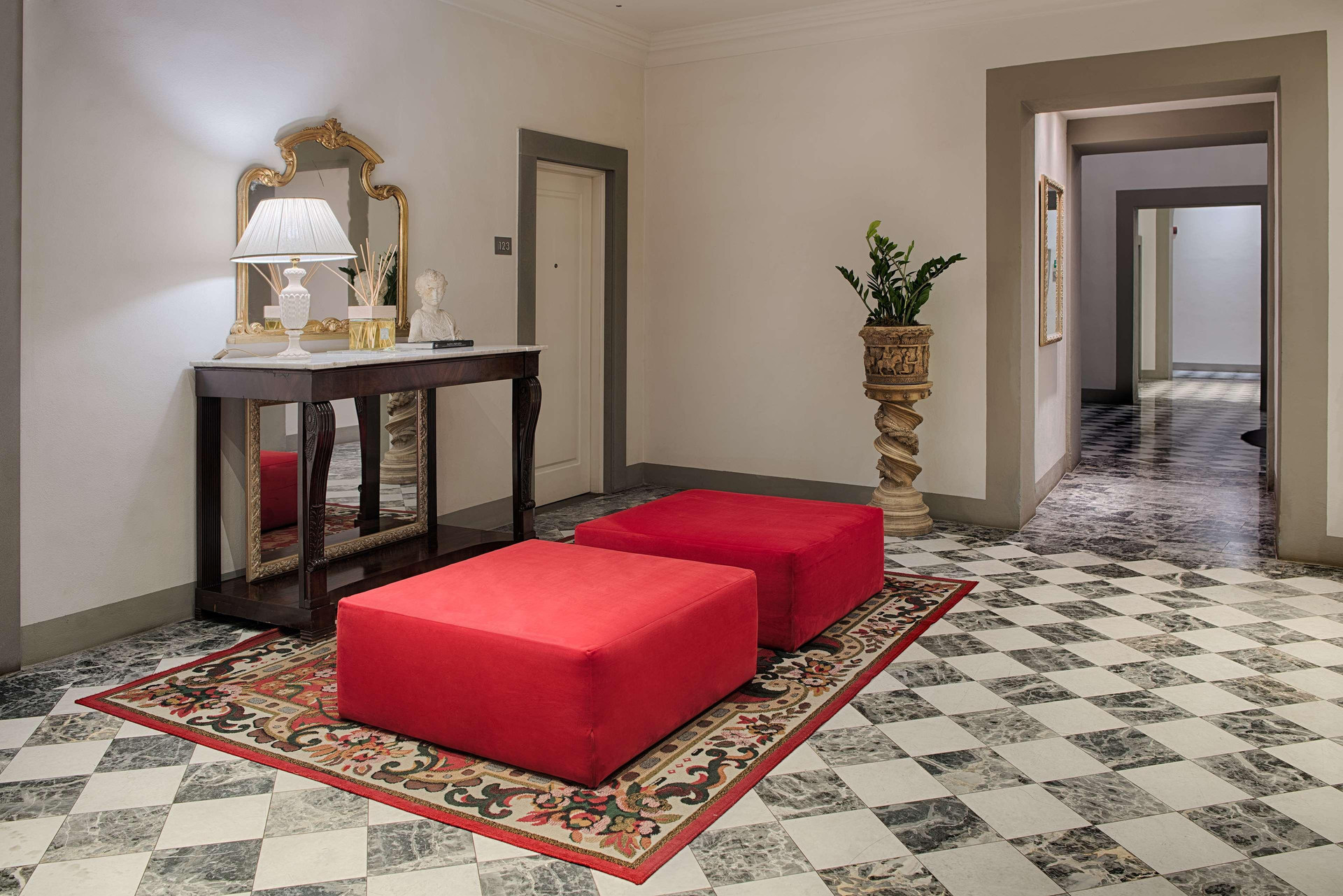 Vista Lobby NH Collection Firenze Porta Rossa