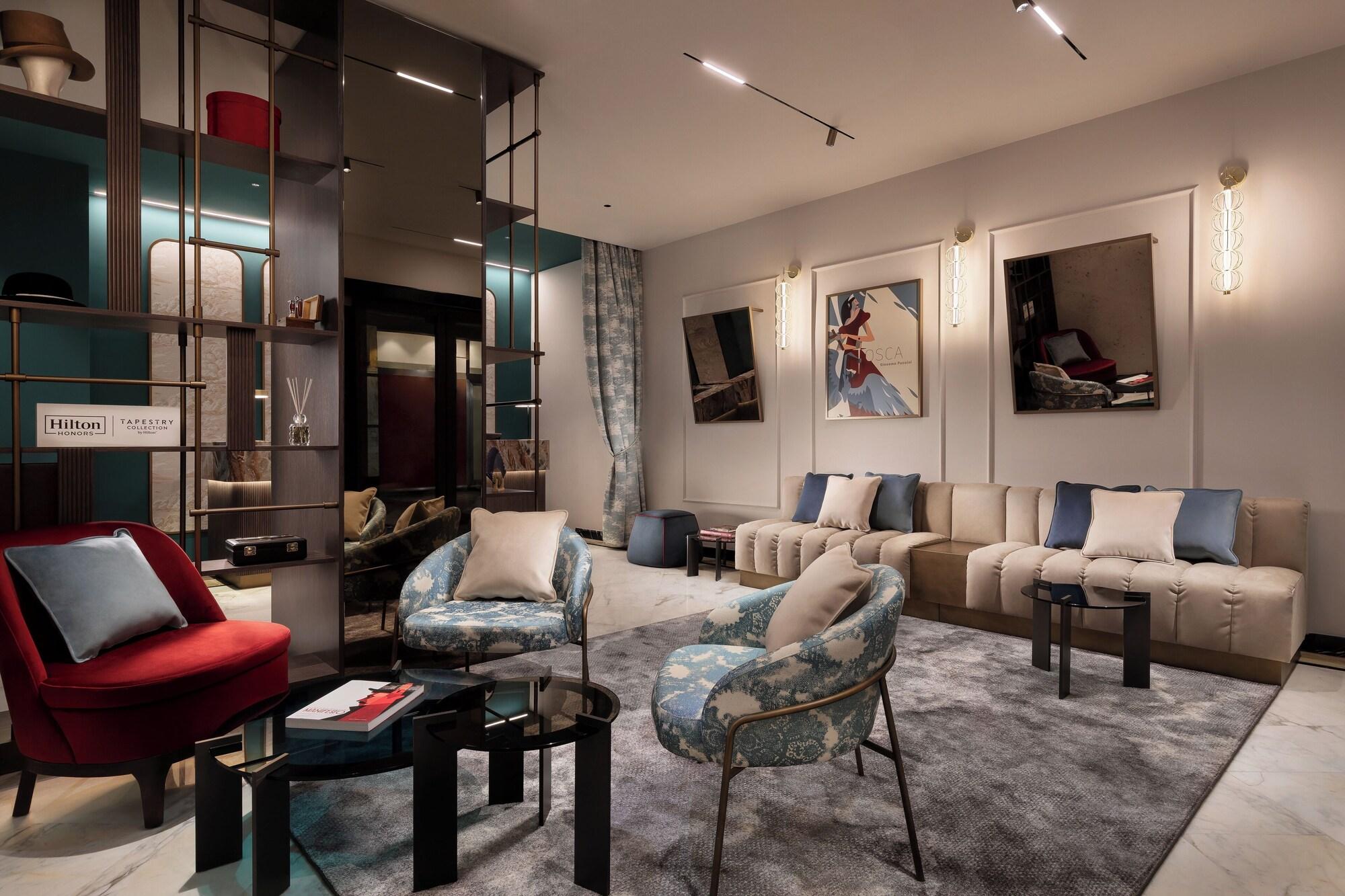 Vista Lobby Puccini Hotel Milan, Tapestry Collection by Hilton