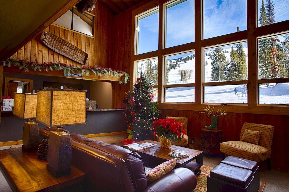 Vista Lobby Teewinot Lodge by Grand Targhee Resort