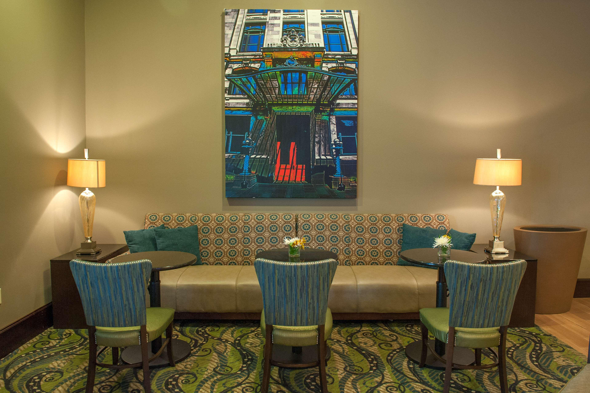 Vista Lobby Hampton Inn & Suites New Orleans-Elmwood/Clearview Pkway, LA