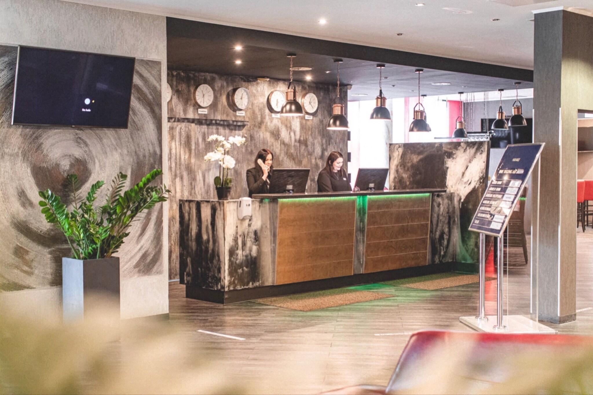 Vista Lobby PLAZA Hotel Hanau