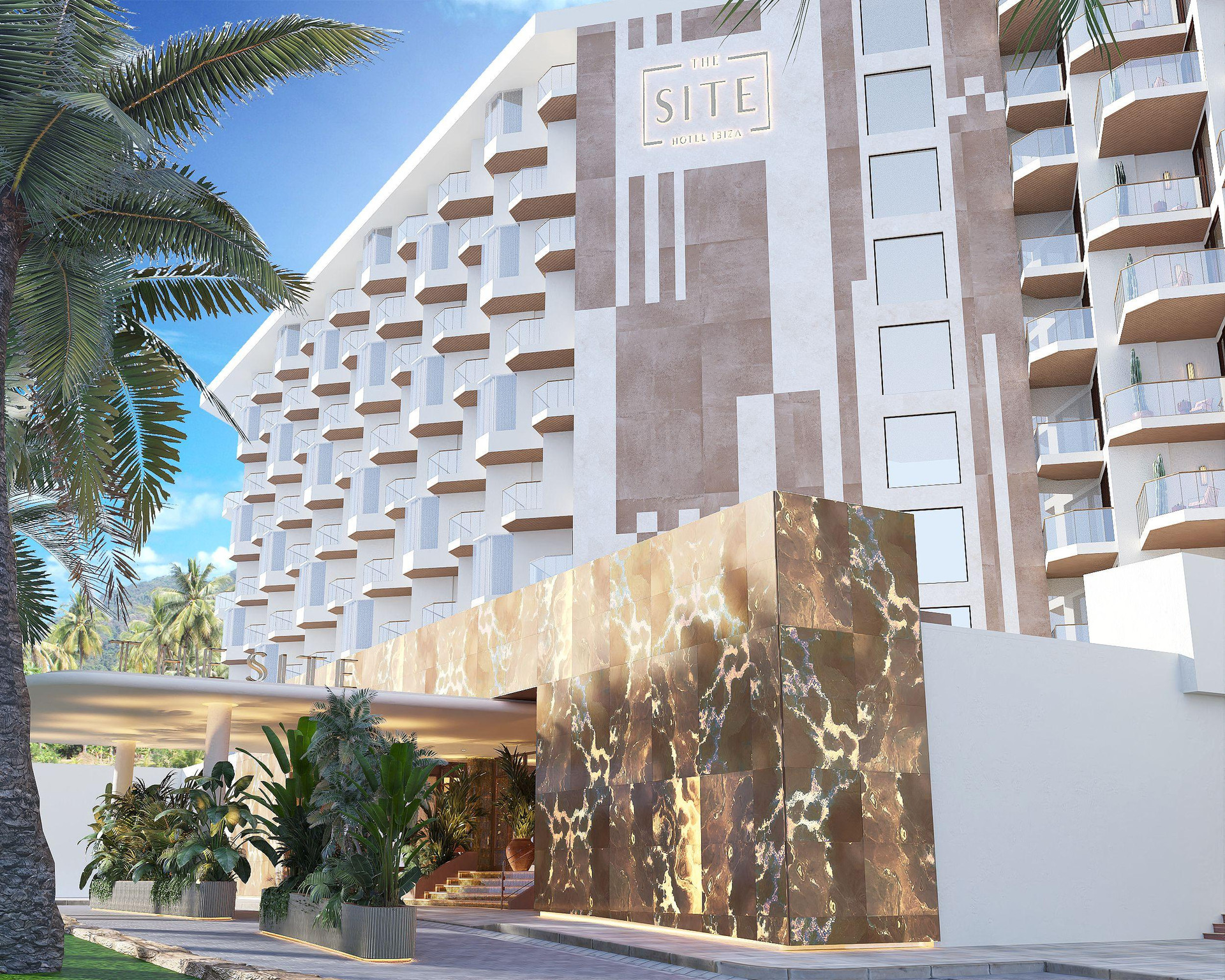 Vista Exterior The Site Hotel Ibiza – New Opening 2026