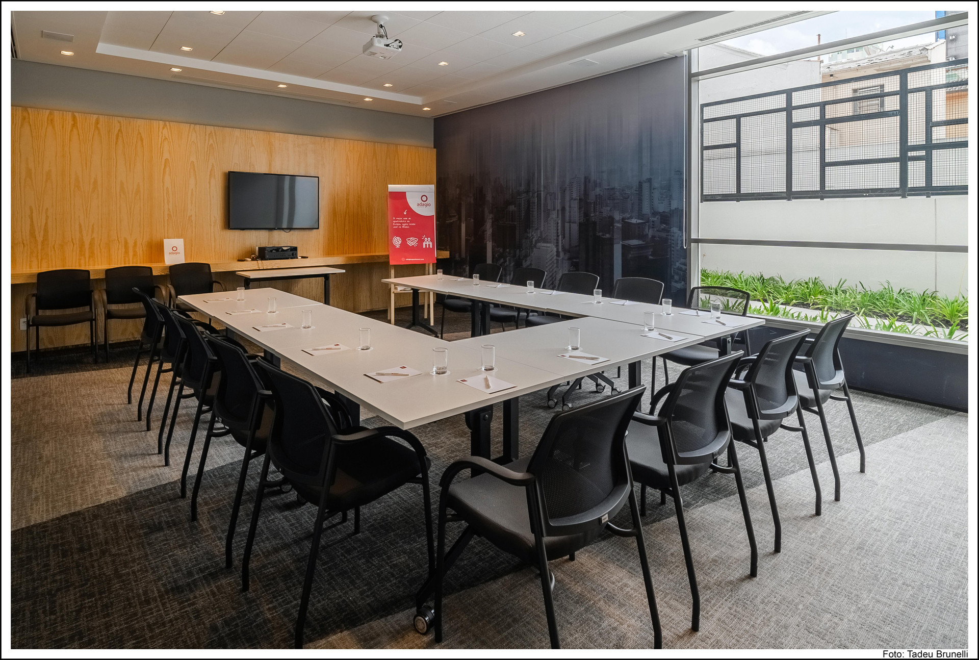 Sala de Reuniones Mercure São Paulo Barra Funda