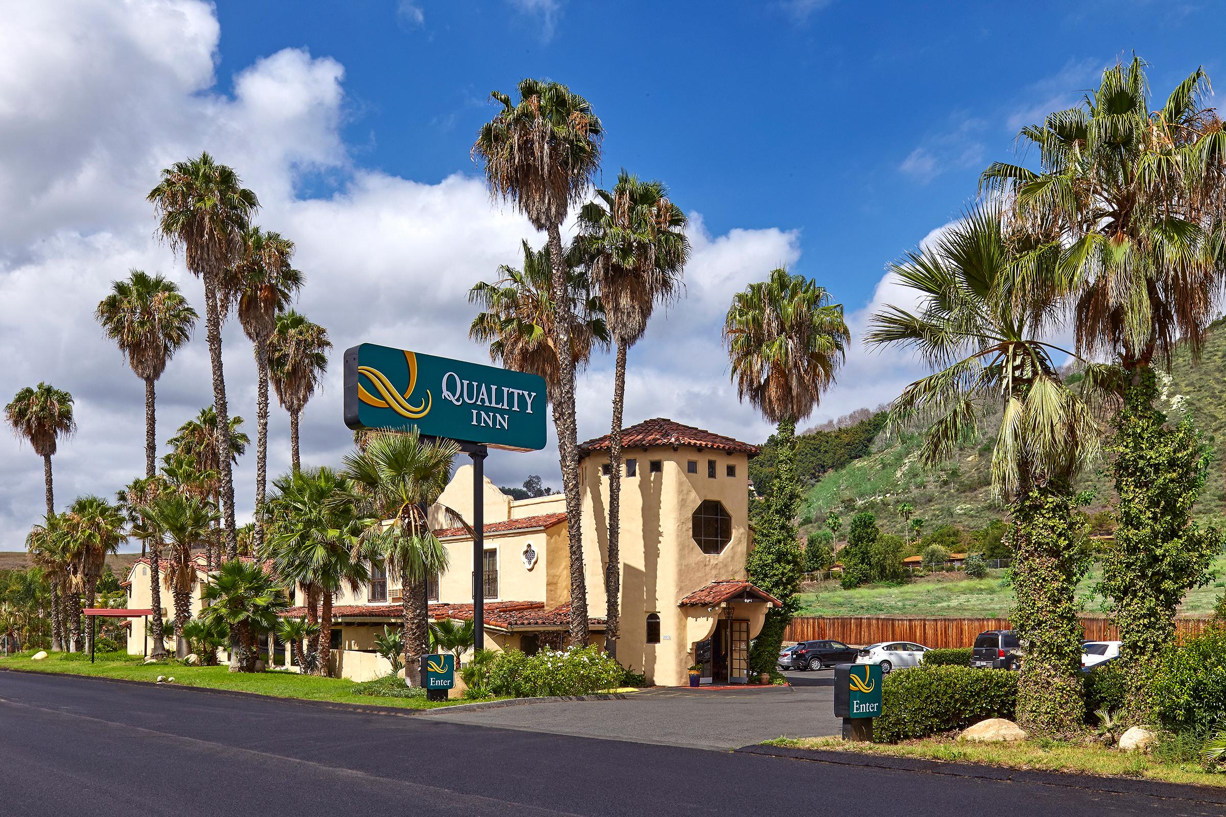 Vista Exterior Quality Inn Fallbrook