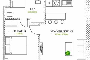 Alojamiento - aparthotel glück auf Düppelstrasse