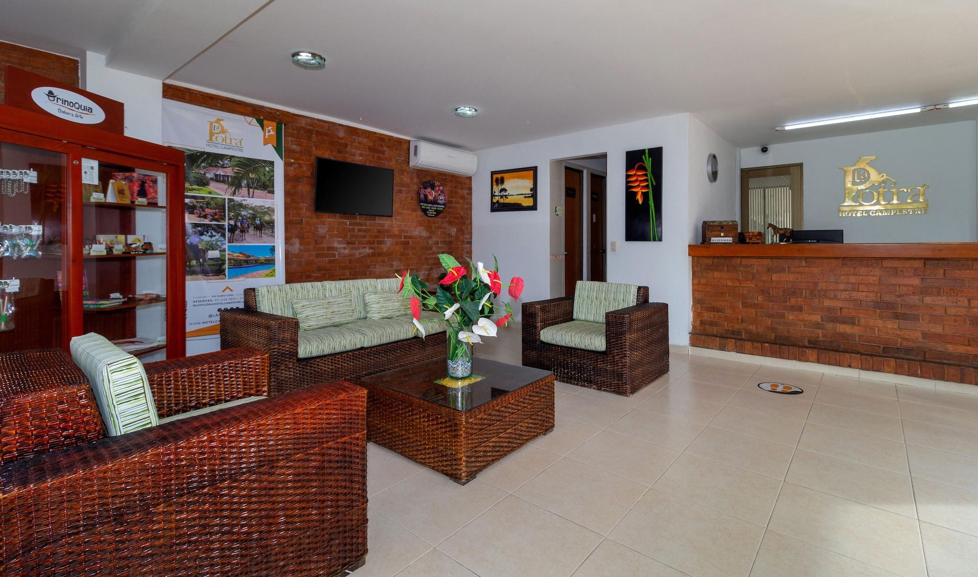 Vista Lobby Hotel Campestre La Potra