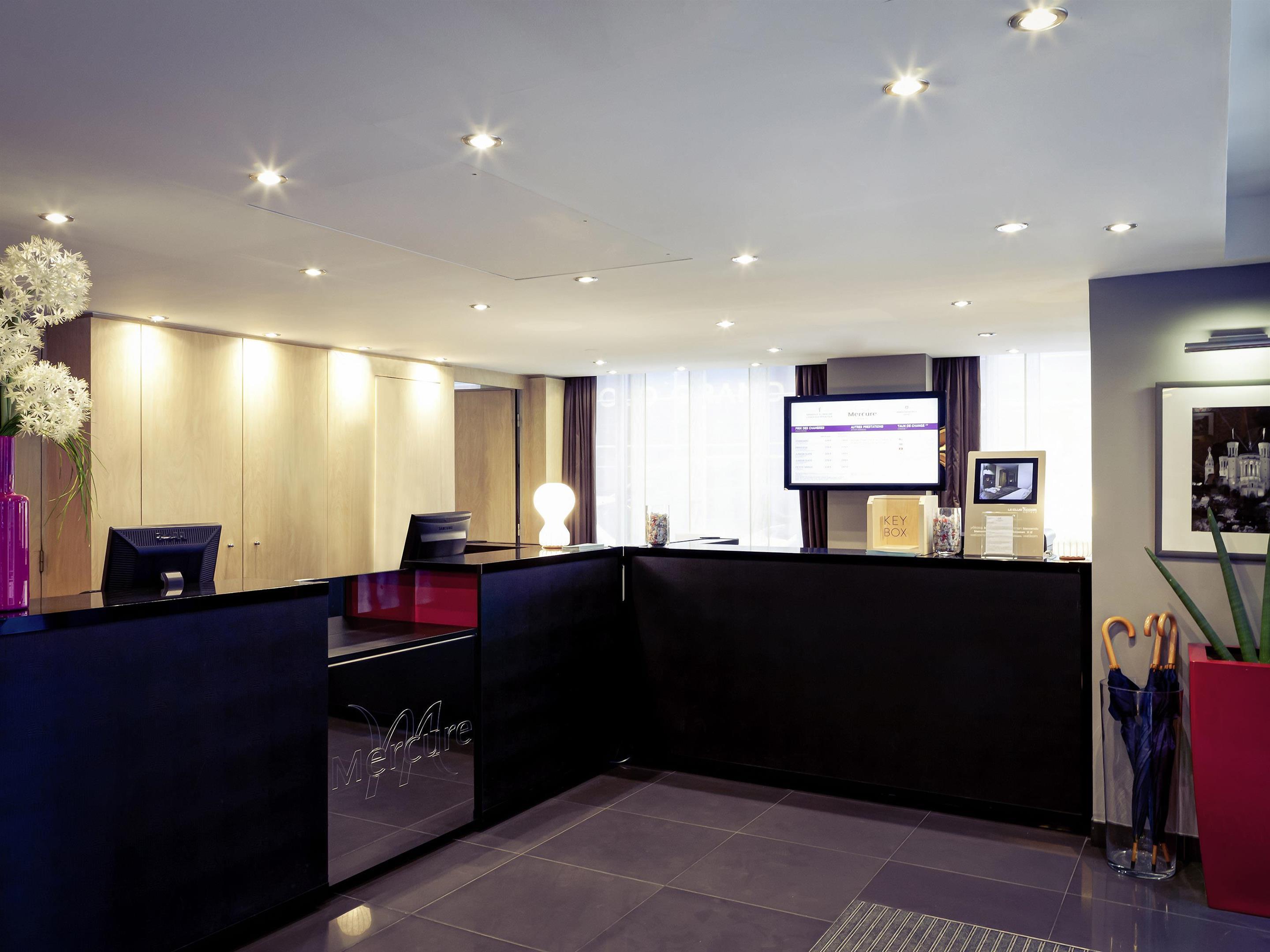 Vista Lobby Hôtel Mercure Lyon Centre Plaza République