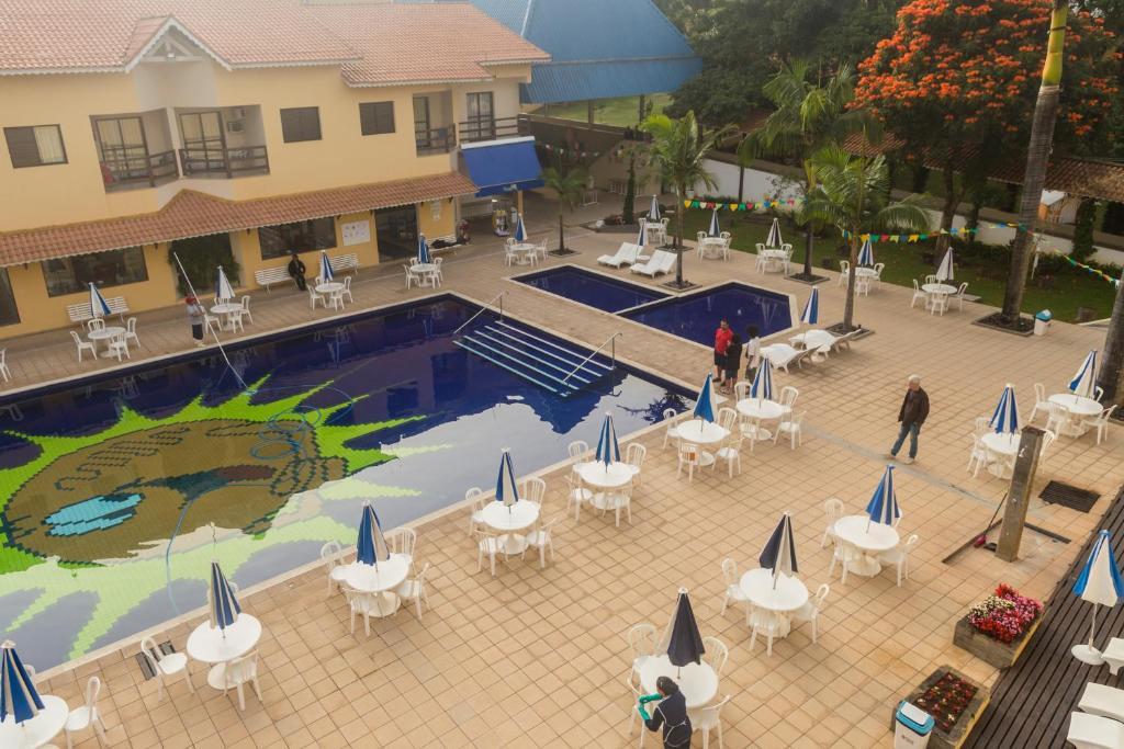 Vista Piscina Resort Recanto Do Teixeira