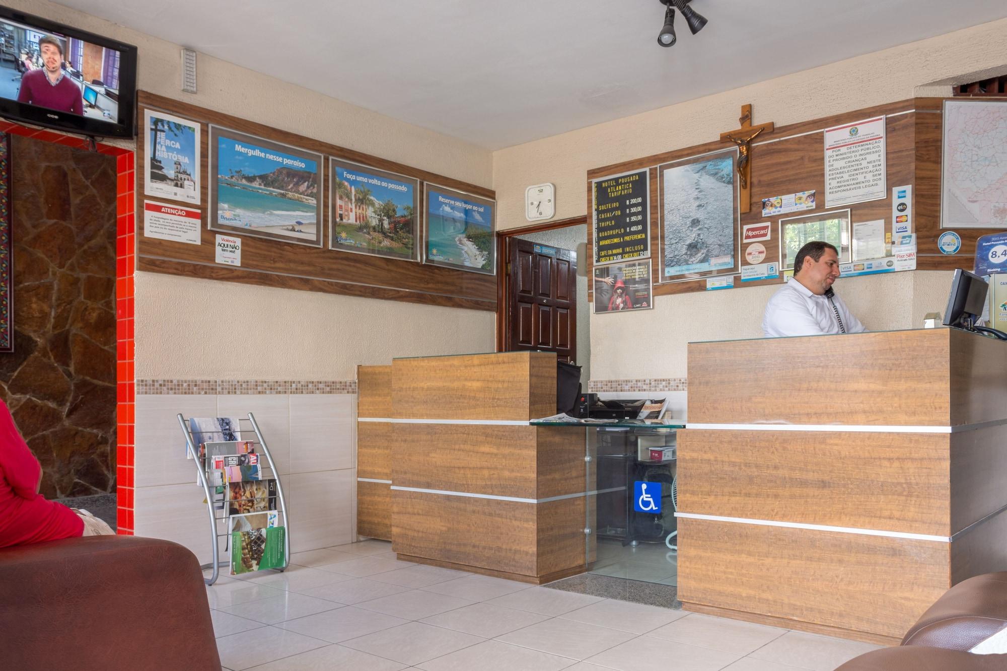Vista Lobby Hotel Pousada Atlântica