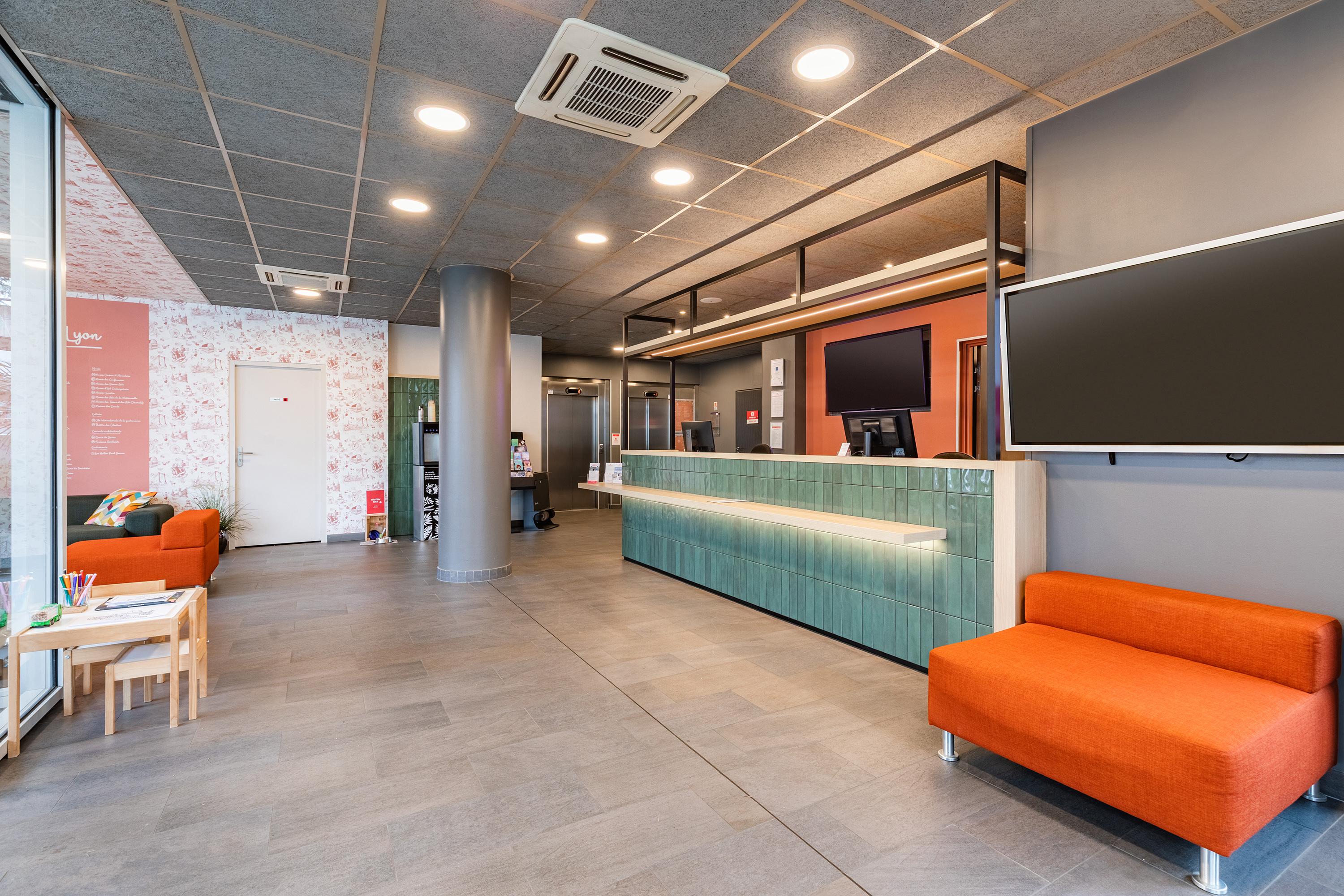 Vista Lobby Appart'City Confort Lyon Cité Internationale