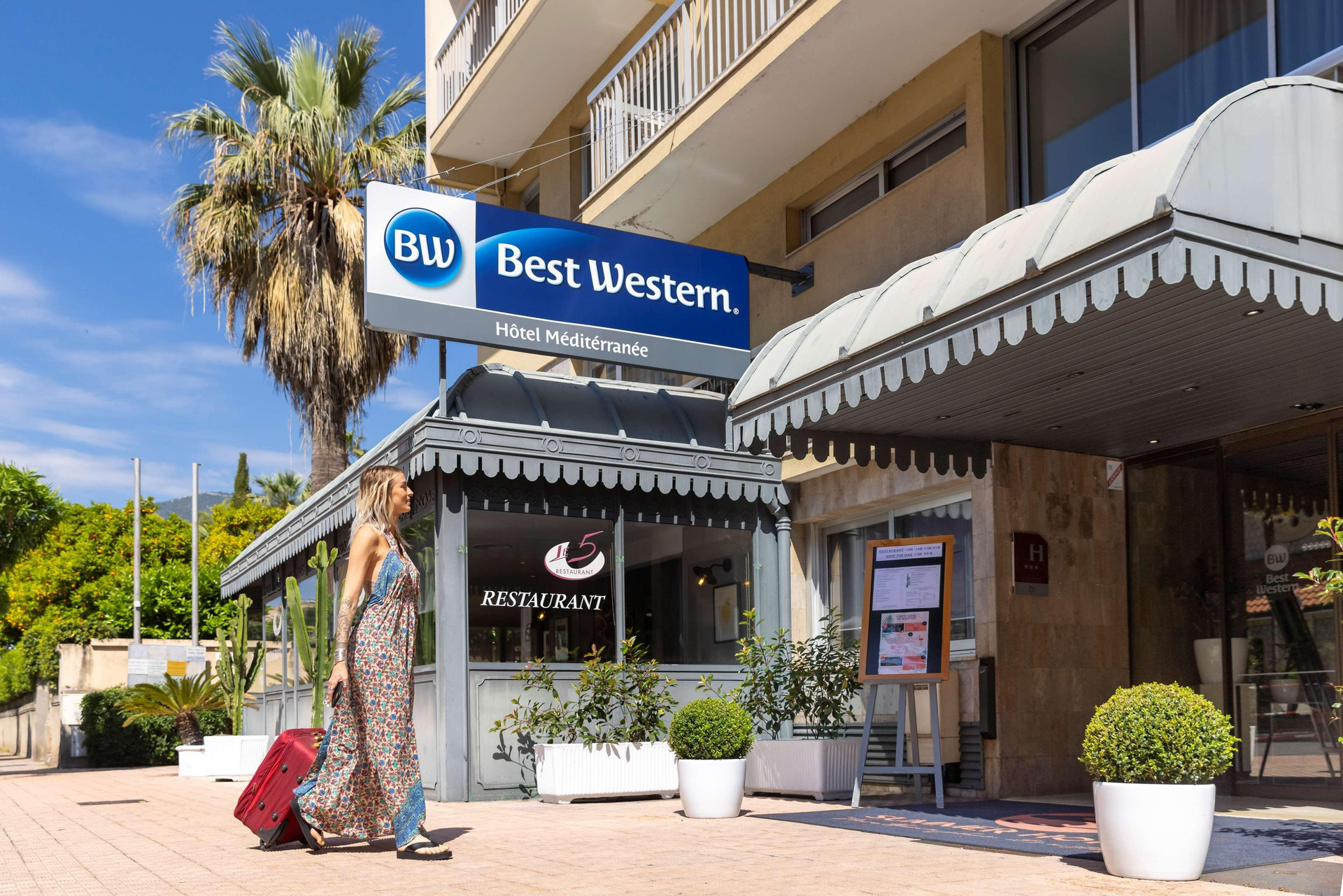 Vista Exterior Best Western Hotel Mediterranee Menton