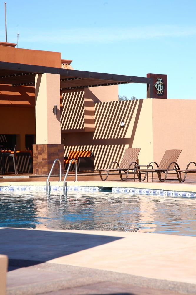 Vista da piscina Hotel Gandara
