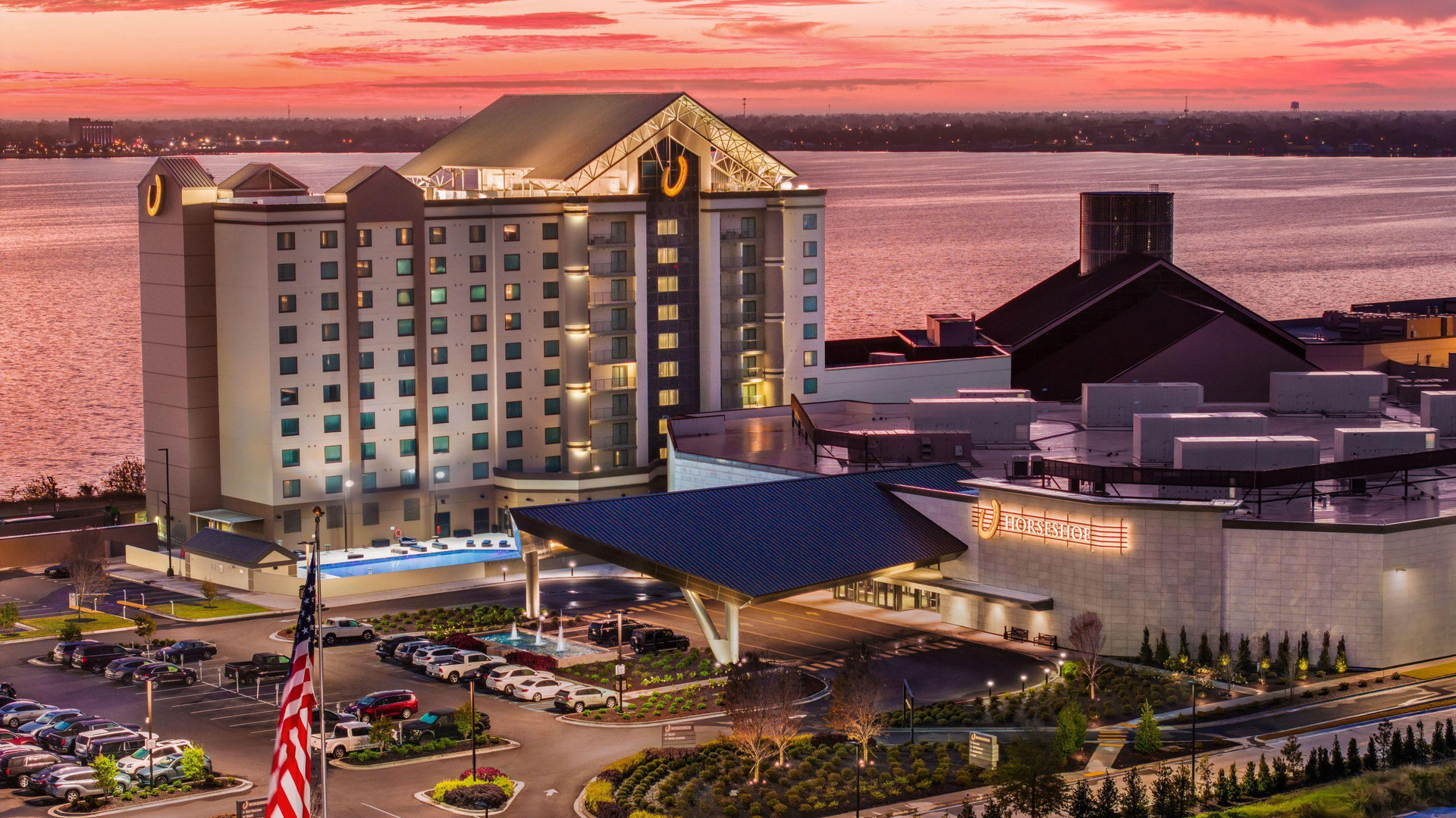 Vista Exterior Horseshoe Lake Charles Hotel and Casino