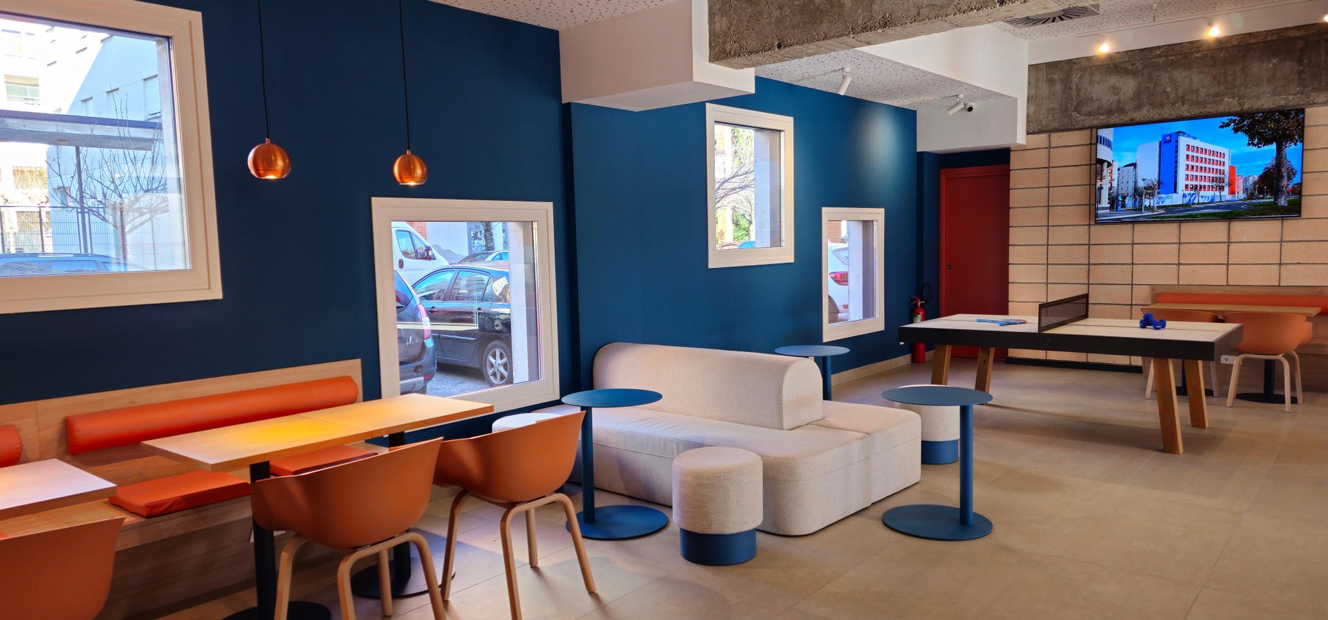 Vista Lobby Ibis Budget Vitoria Gasteiz