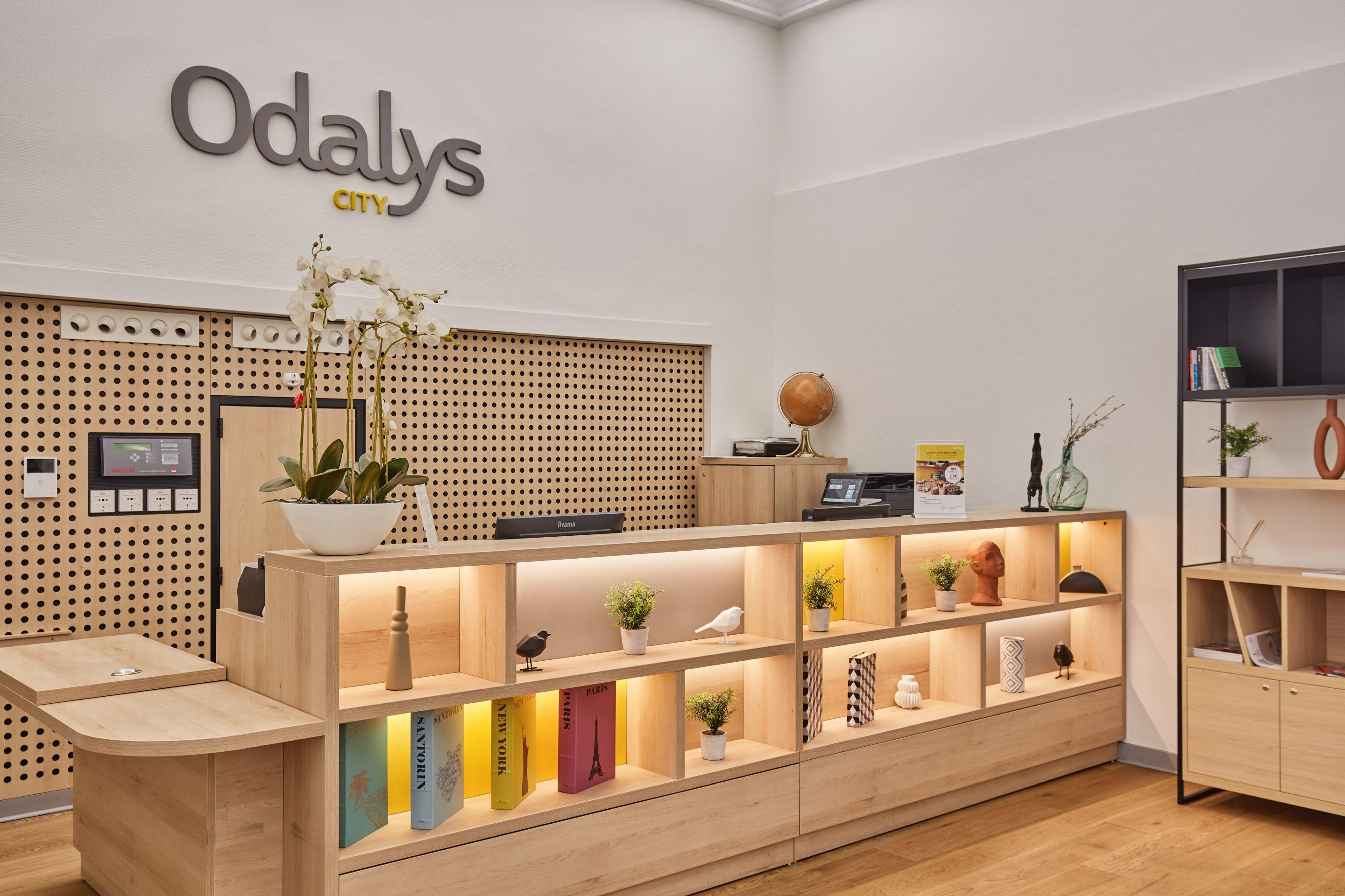 Vista Lobby Appart Hotel Odalys City Montpellier Les Occitanes