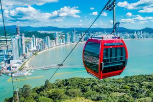 Passeio - Parque Unipraias, Praia de Laranjeiras e bondinho