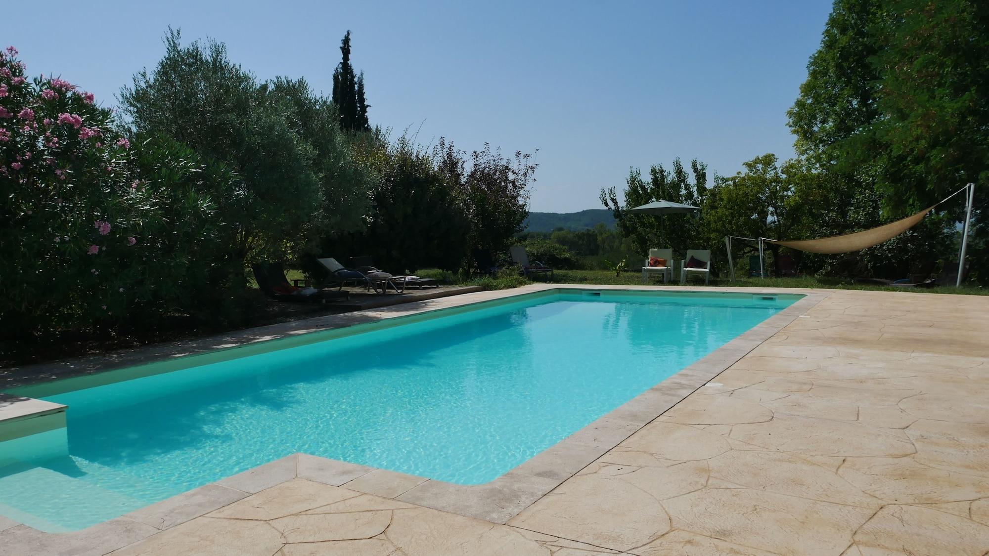 Vista Piscina A L'orée du Bois - Chambres D'hôtes