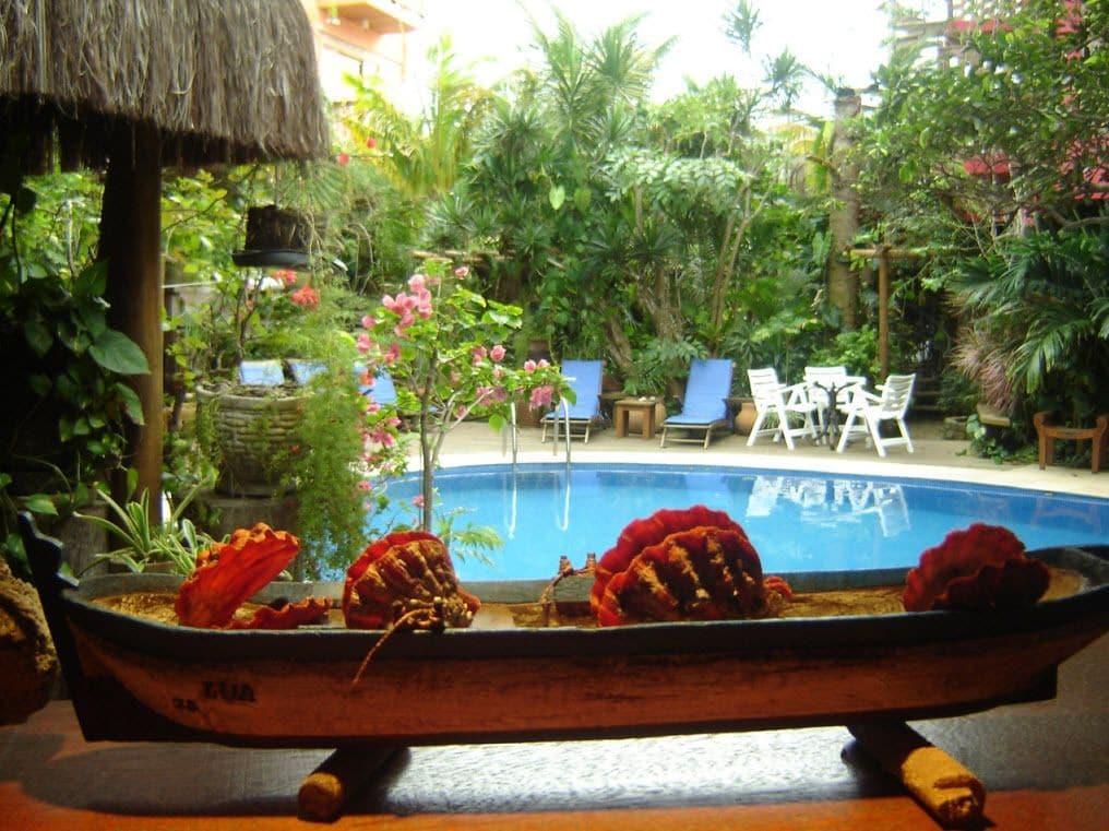 Vista Piscina Pousada Pilar