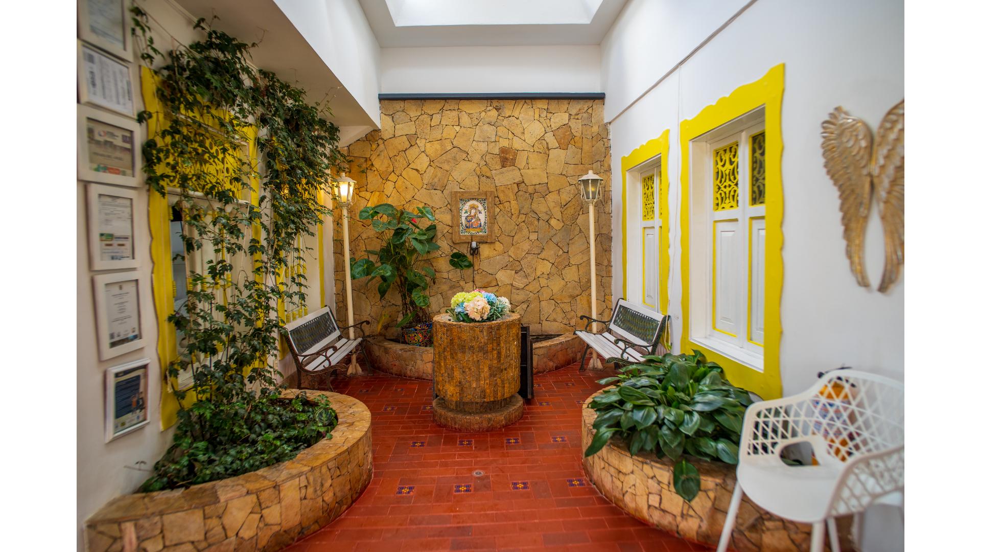 Vista Lobby Hotel Posada del Angel