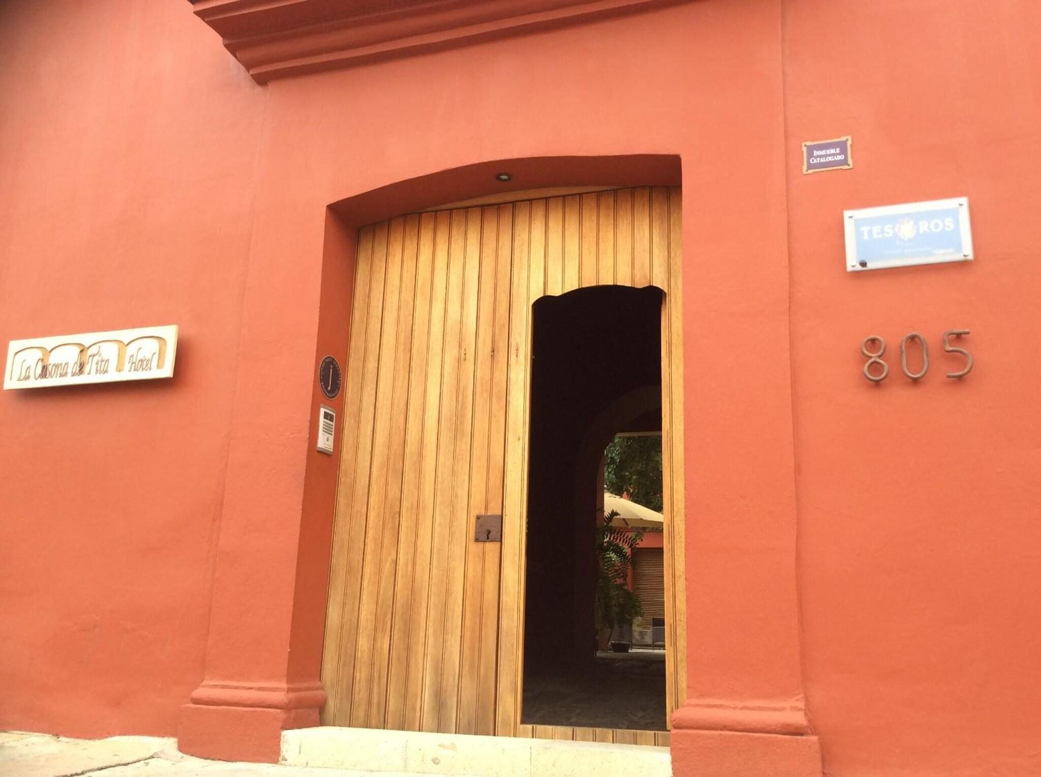 Vista Exterior La Casona de Tita Oaxaca