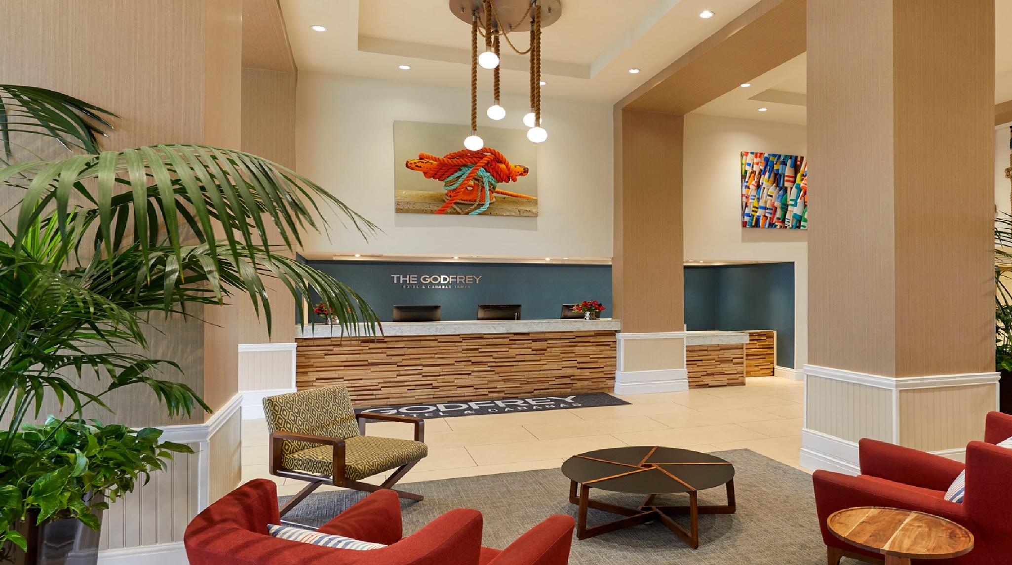 Vista Lobby The Godfrey Hotel & Cabanas Tampa