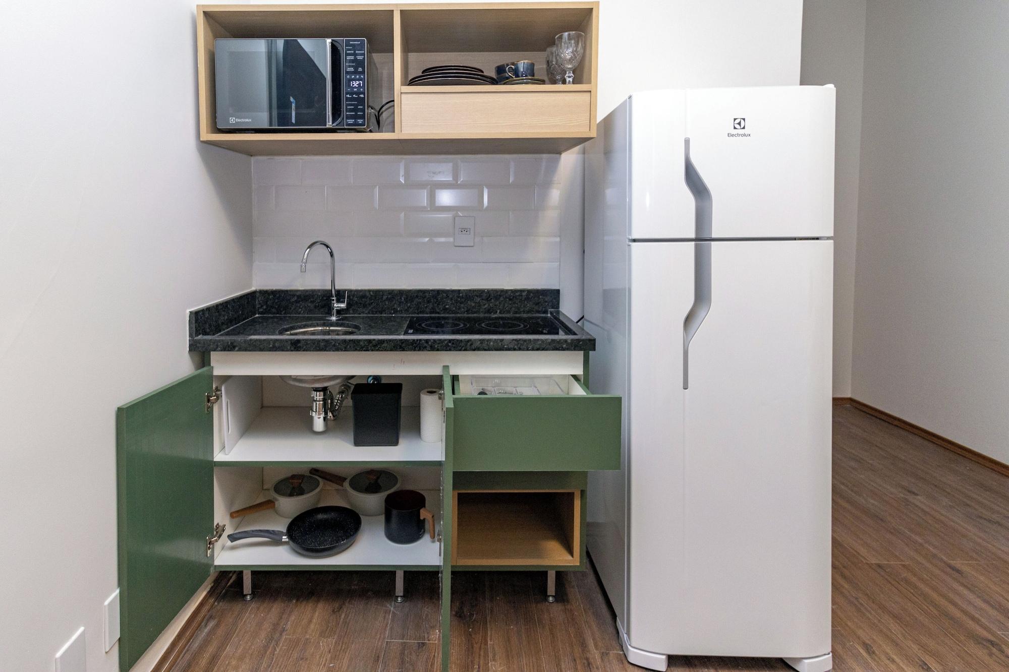 Equipamiento de Habitación Belong Stay Martins Fontes by Unna