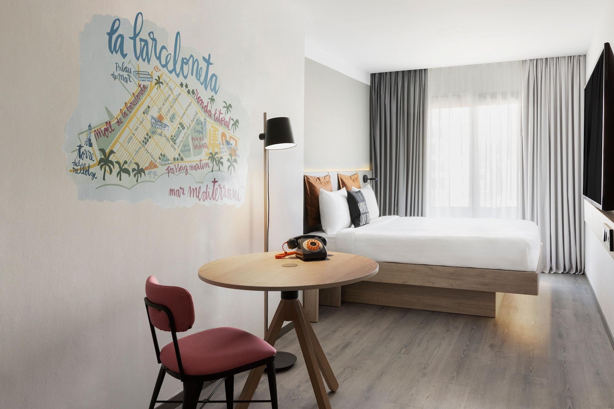 Habitación Moxy Barcelona