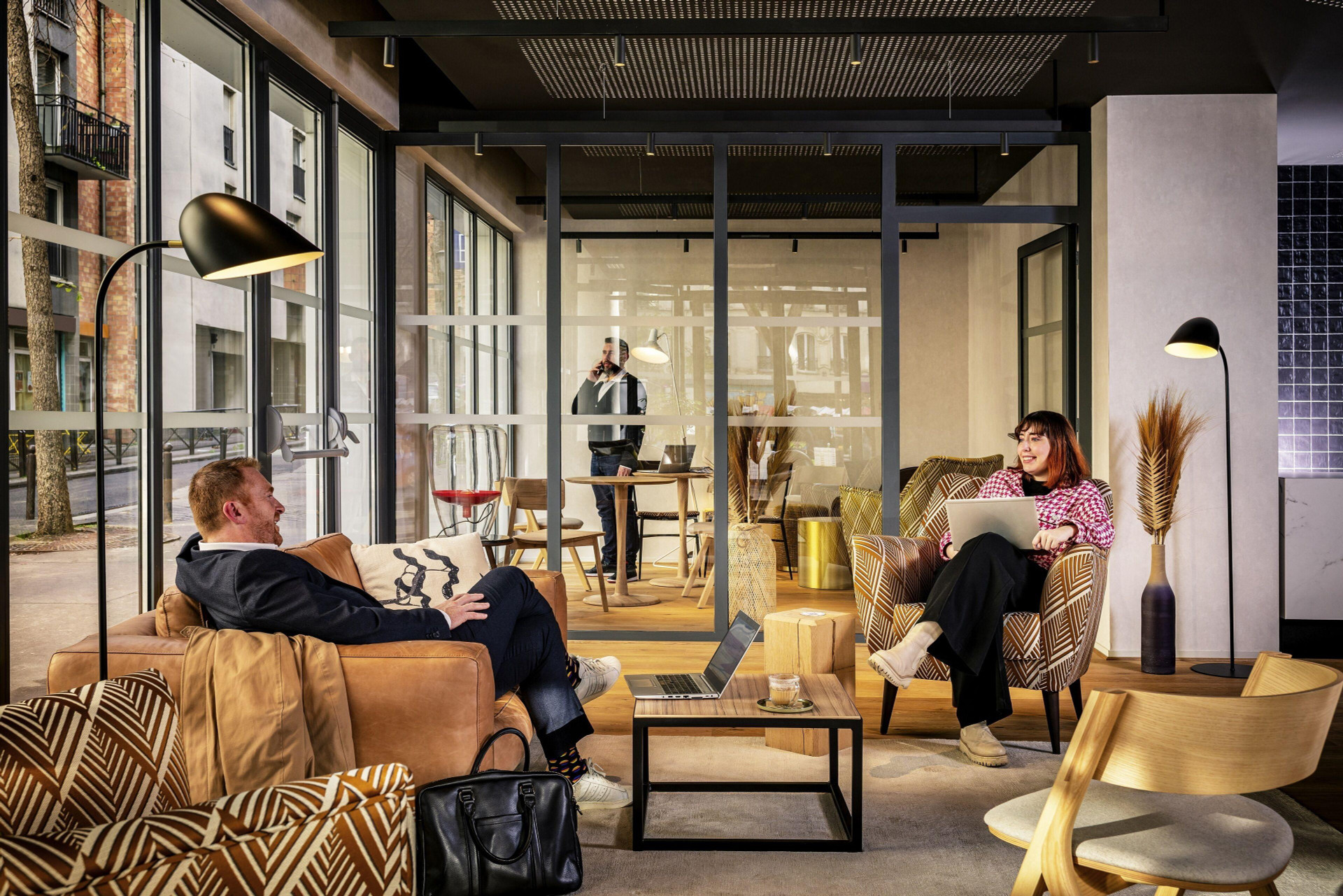 Vista Lobby Novotel Belleville Paris 20