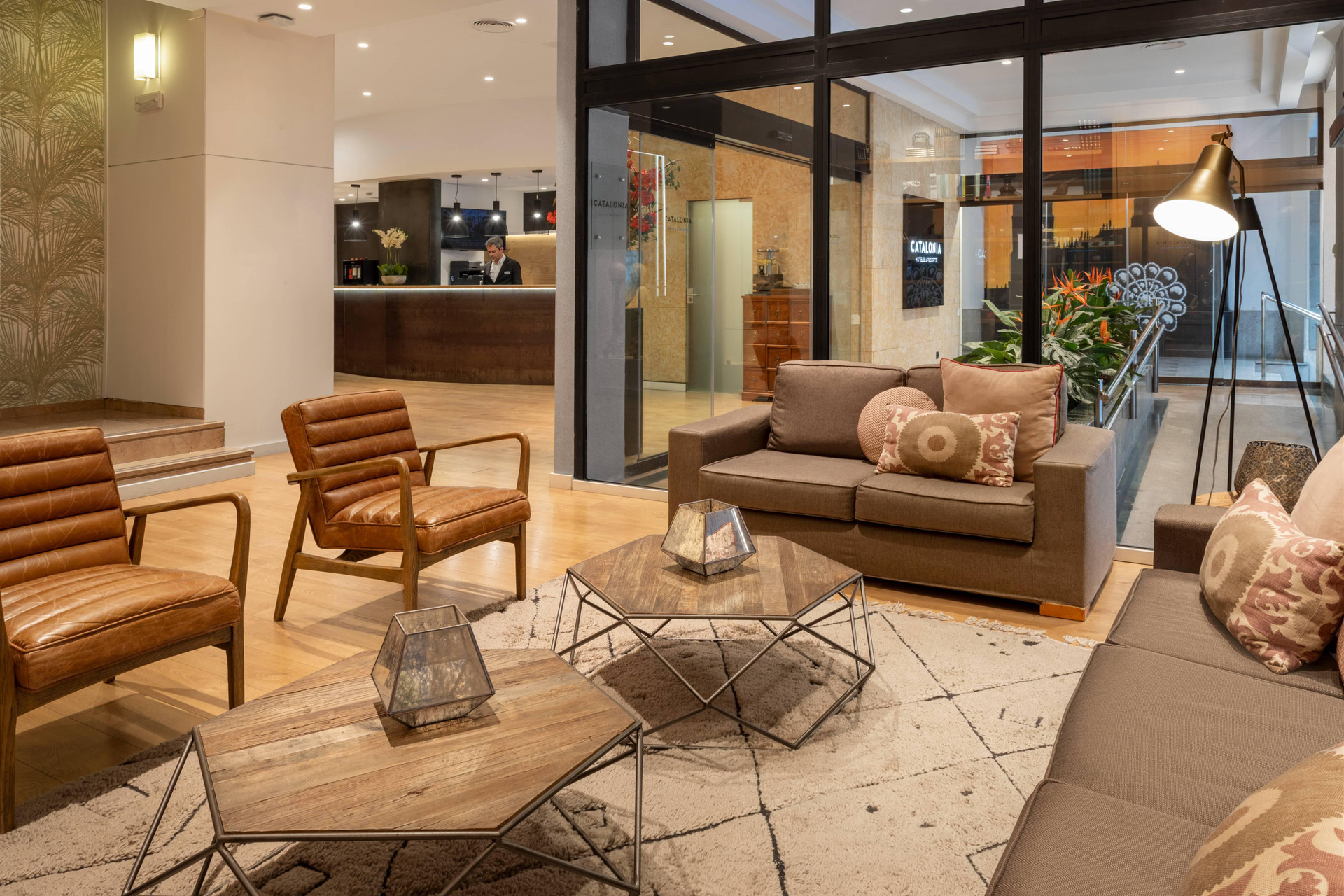 Vista Lobby Catalonia Plaza Mayor Salamanca