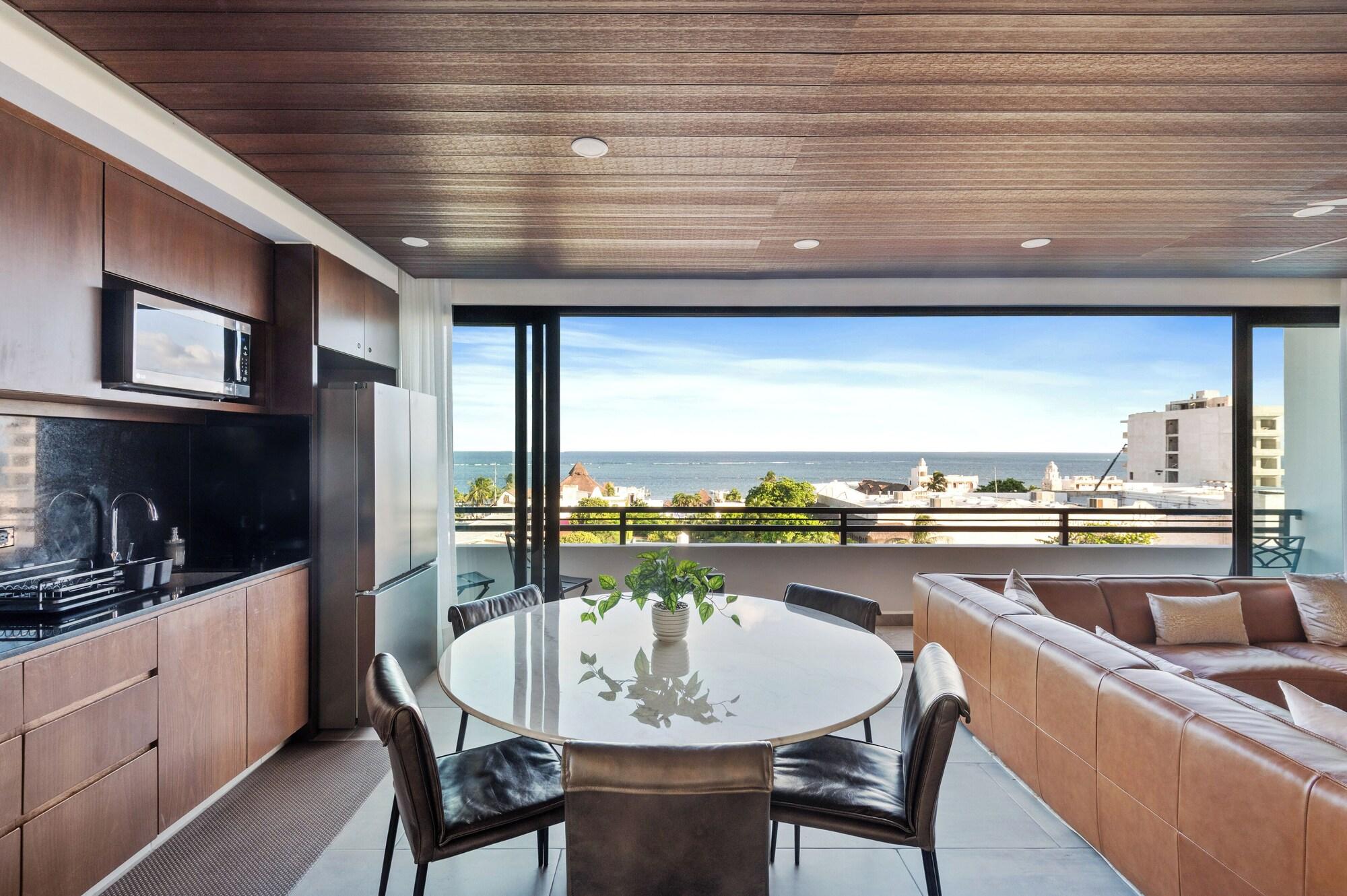 Equipamiento de Habitación Strela-Penthouse w jacuzzi & ocean view