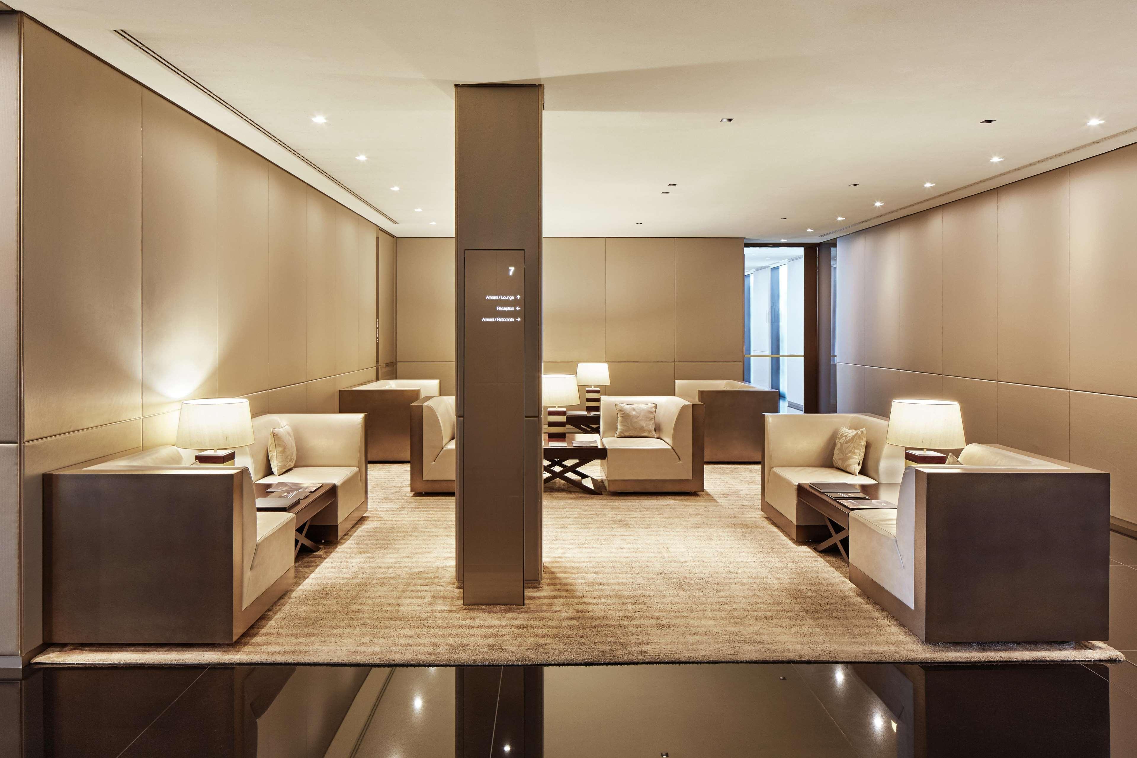 Vista Lobby Armani Hotel Milano