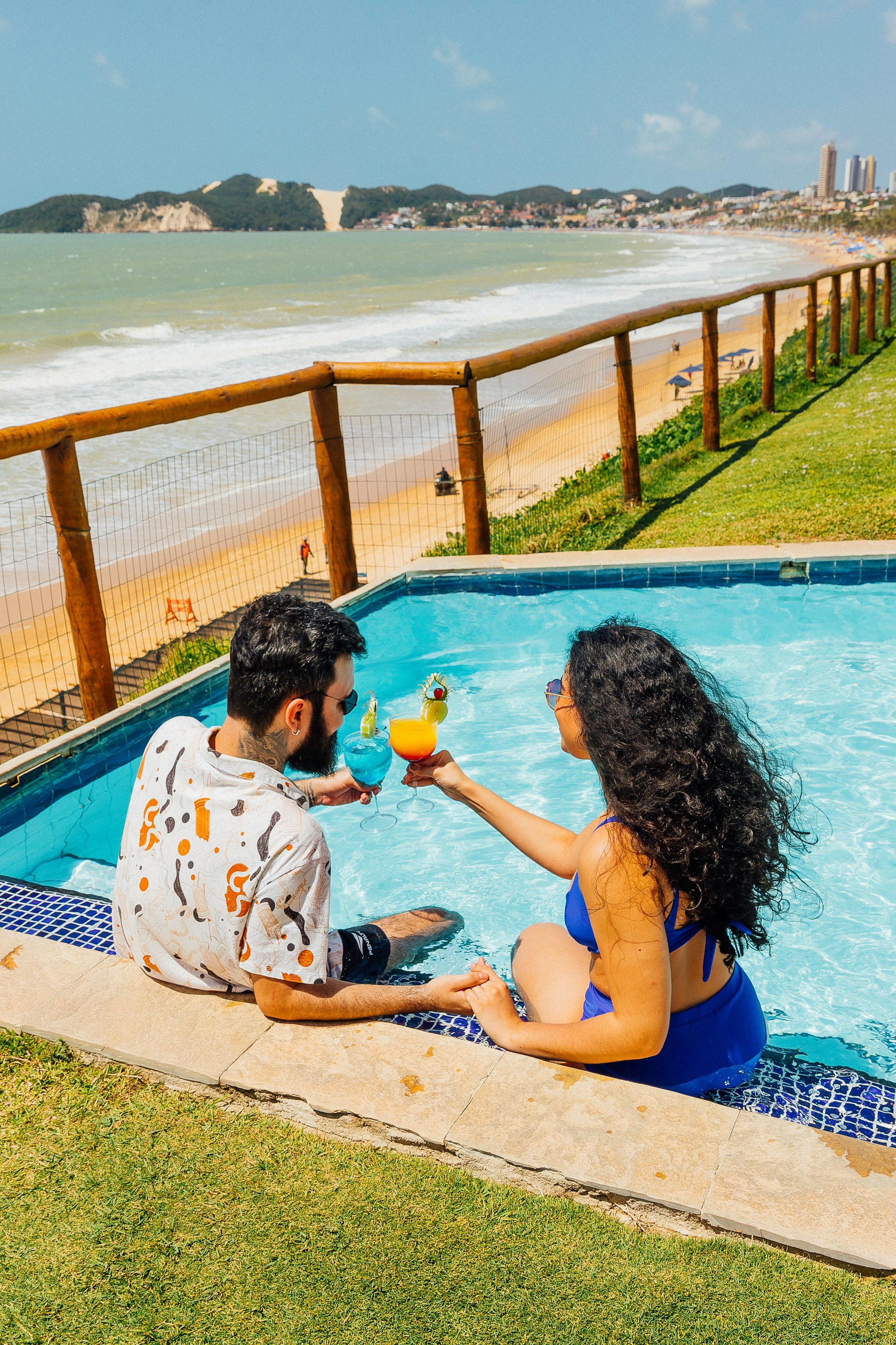 Vista Piscina El Aram Natal Mar Hotel