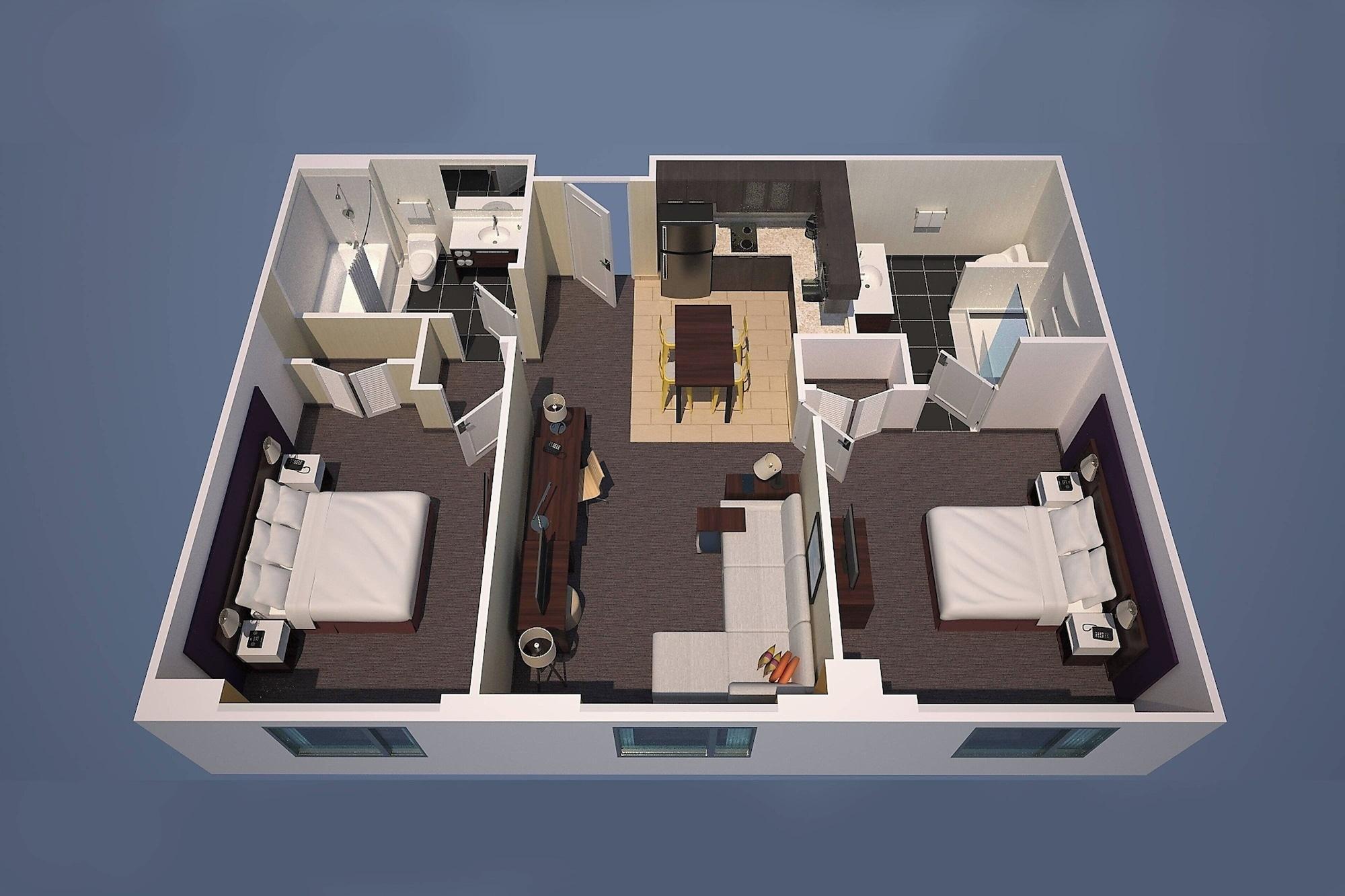 Habitación Residence Inn Portland Downtown/Pearl District