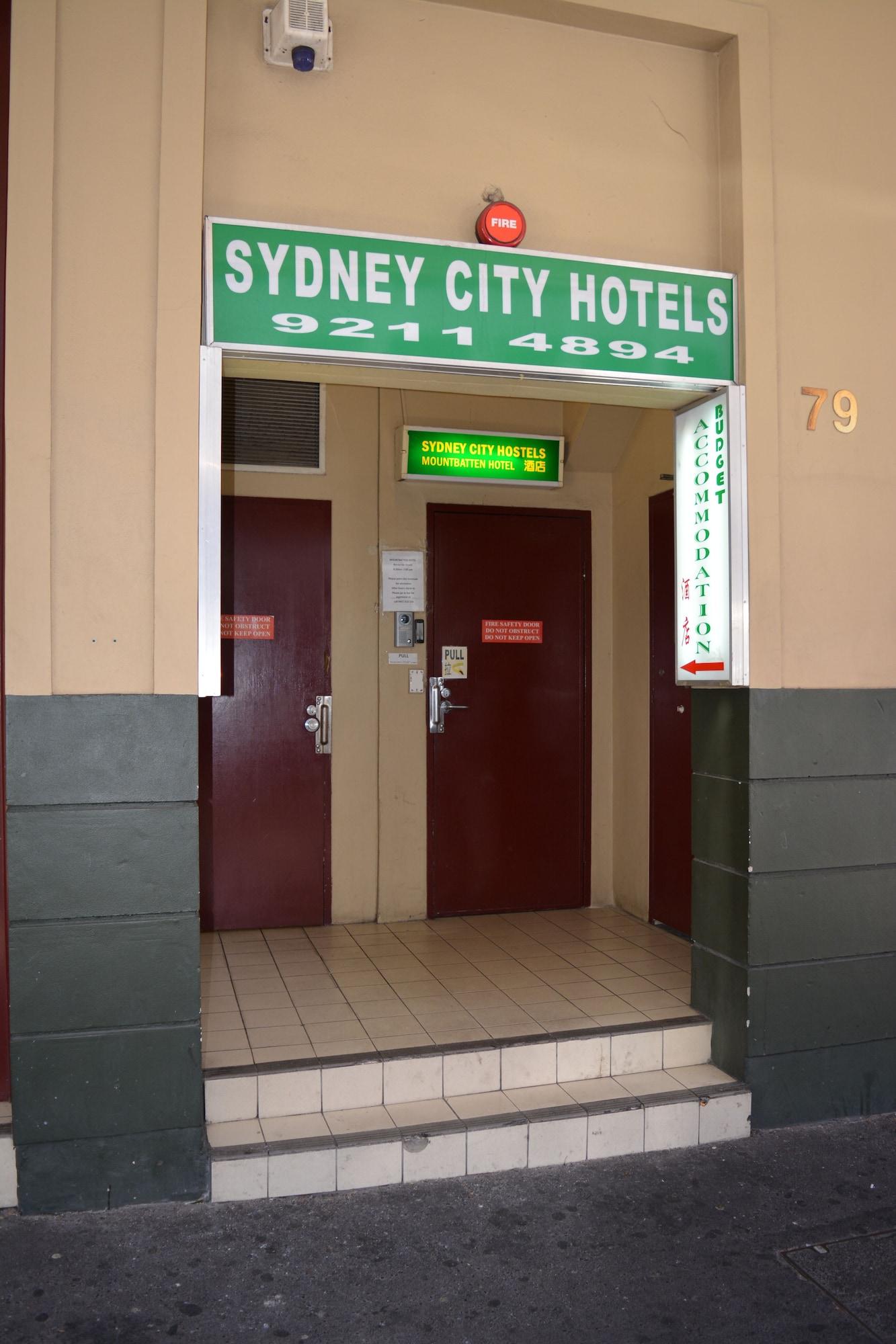 Vista Exterior Sydney City Hostel