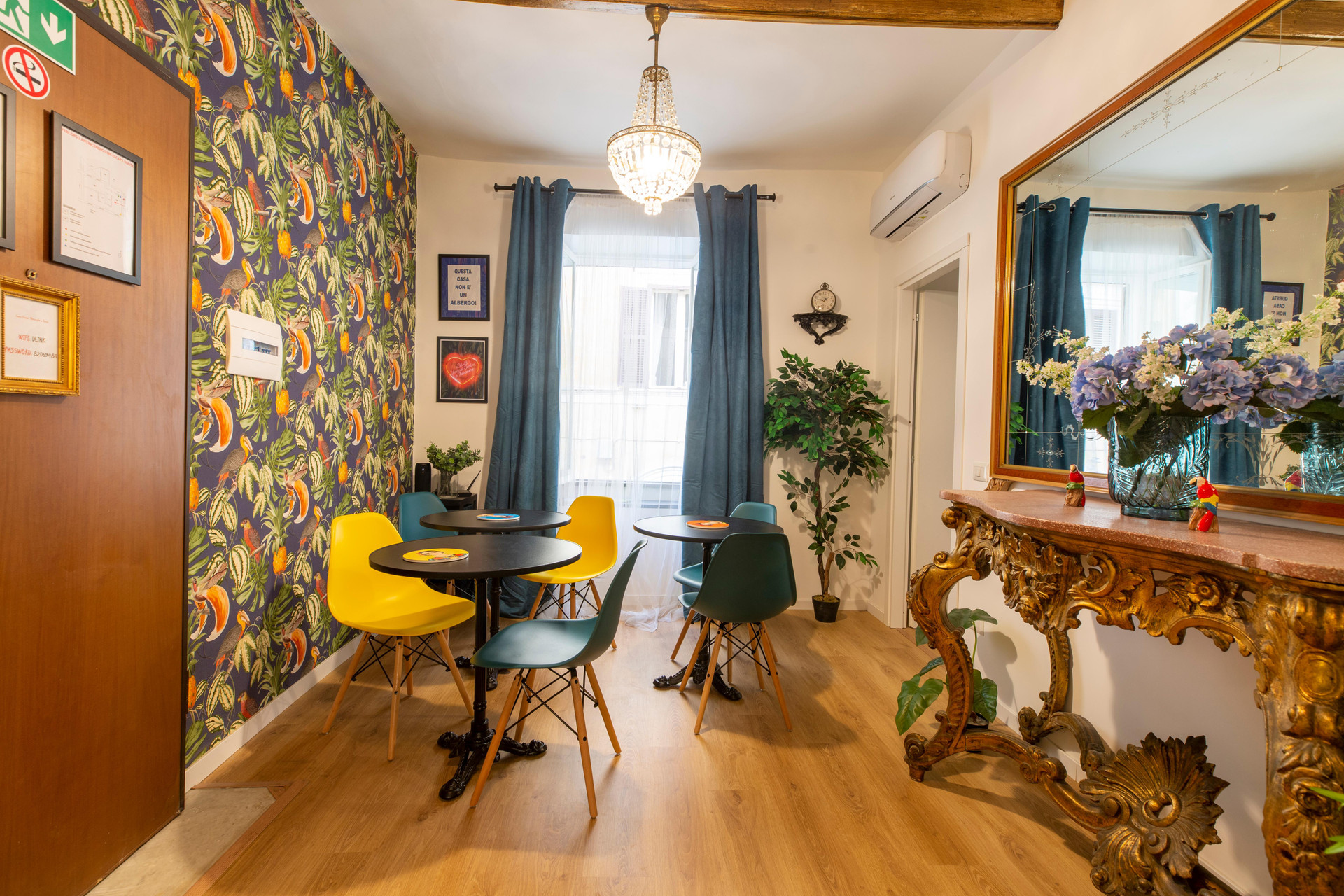 Vista Lobby B&B Ventisei Scalini a Trastevere